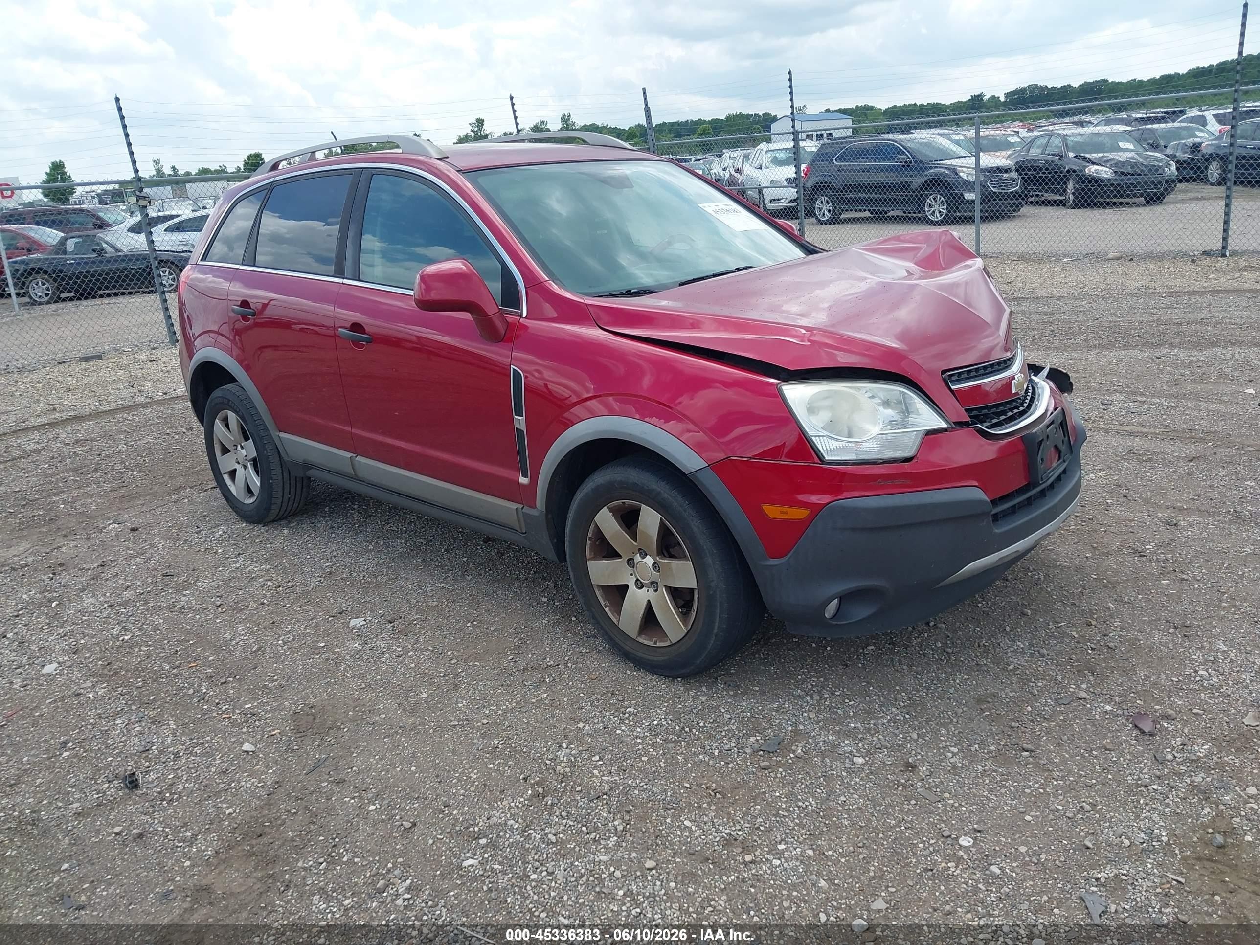 2012 Chevrolet Captiva Sport 2ls Burgundy vin: 3GNAL2EK4CS540358