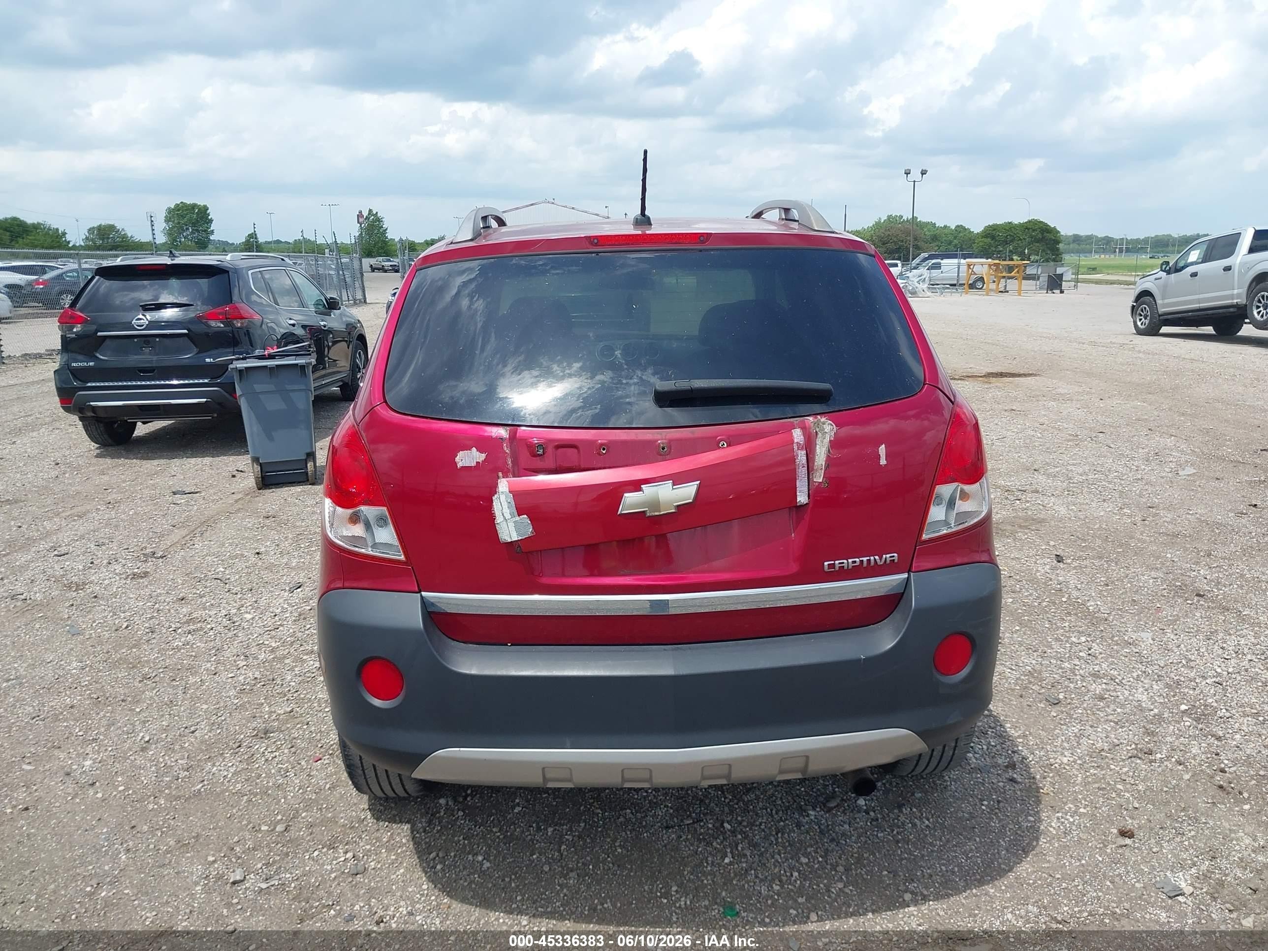 2012 Chevrolet Captiva Sport 2ls Бордовый vin: 3GNAL2EK4CS540358