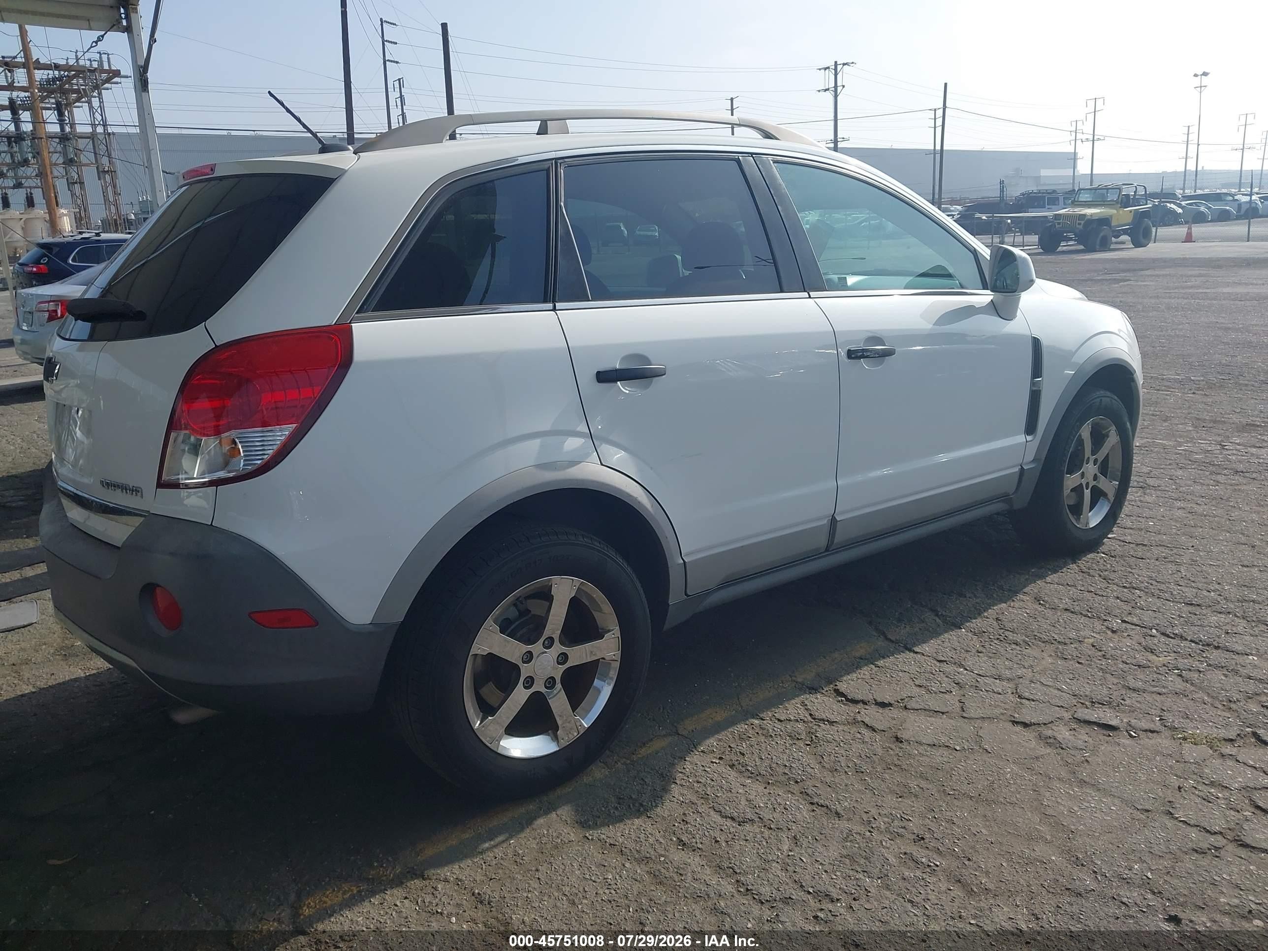 2012 Chevrolet Captiva Sport 2ls White vin: 3GNAL2EK4CS569309
