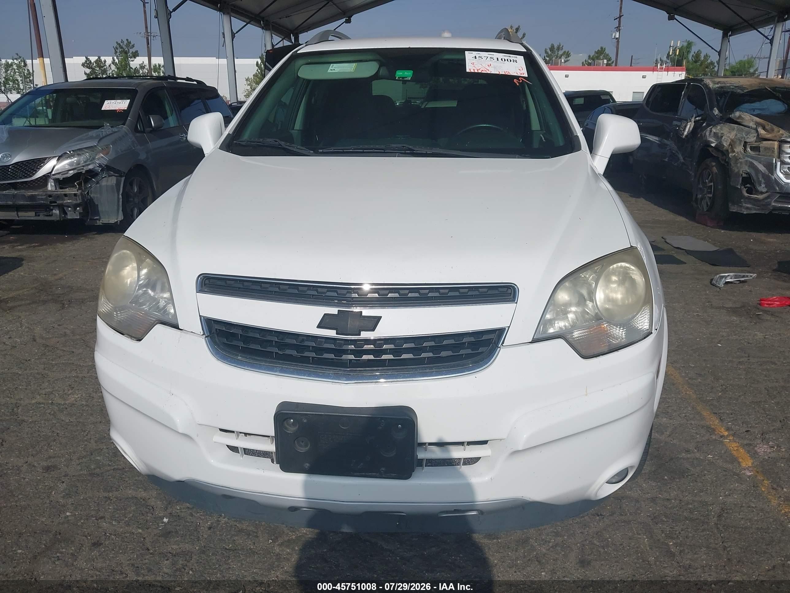 2012 Chevrolet Captiva Sport 2ls White vin: 3GNAL2EK4CS569309