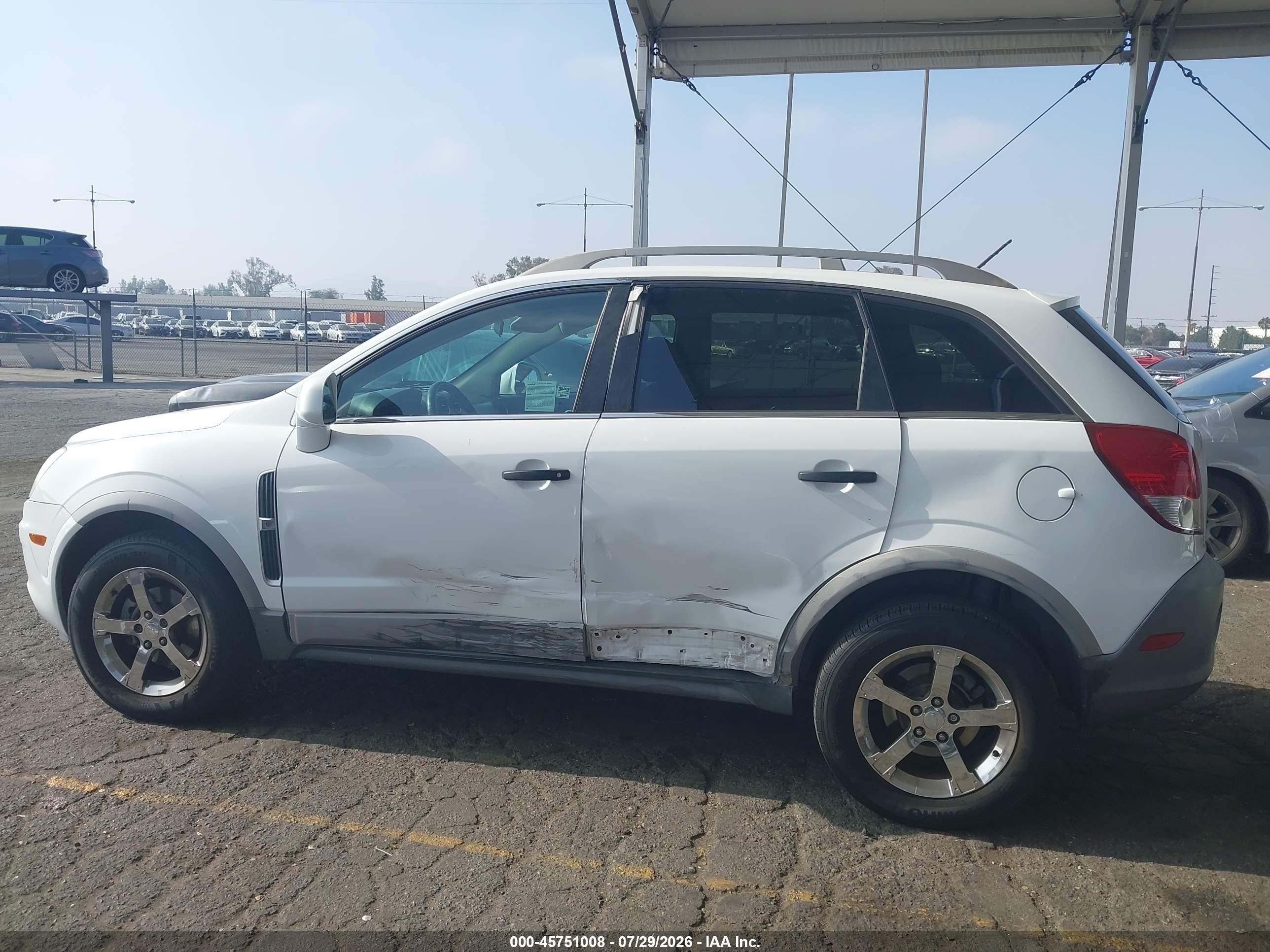 2012 Chevrolet Captiva Sport 2ls White vin: 3GNAL2EK4CS569309