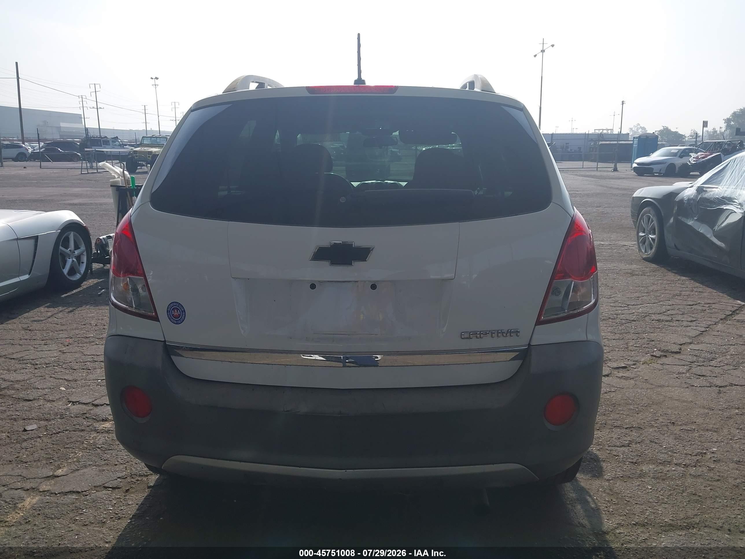 2012 Chevrolet Captiva Sport 2ls White vin: 3GNAL2EK4CS569309