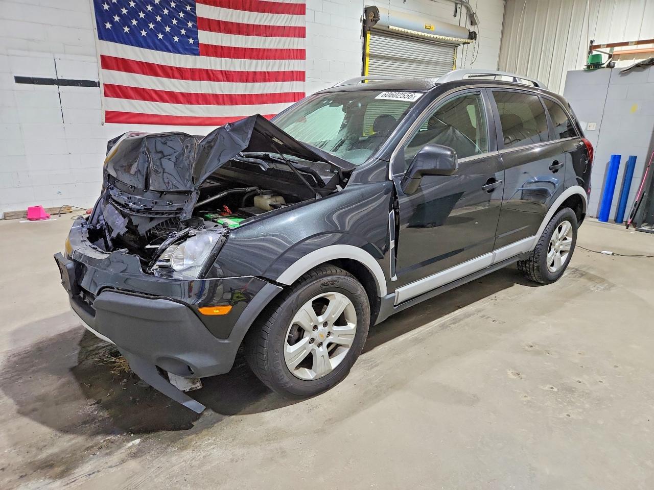 2014 Chevrolet Captiva Ls Black vin: 3GNAL2EK4ES585738