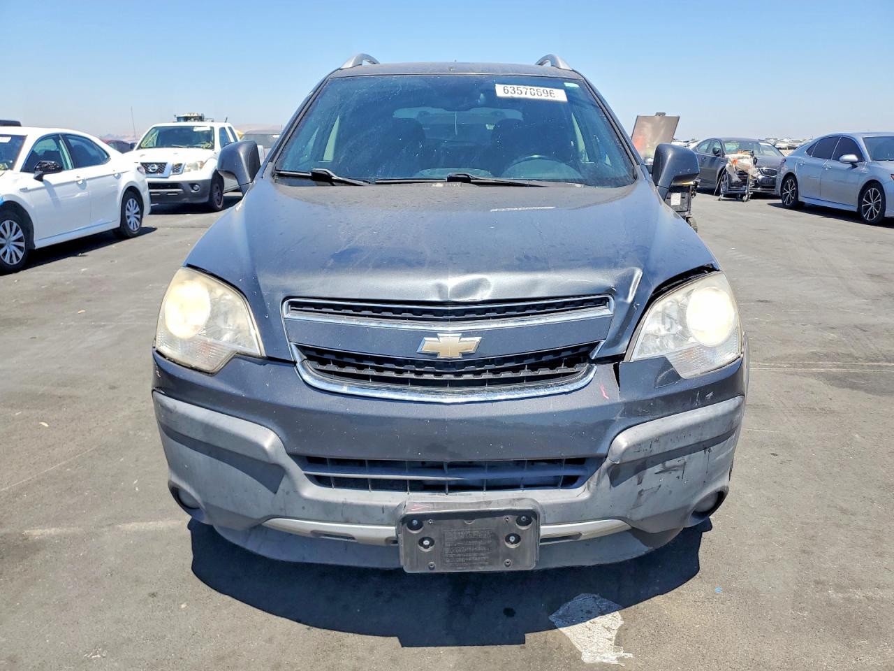 2013 Chevrolet Captiva Ls Gray vin: 3GNAL2EK5DS572933