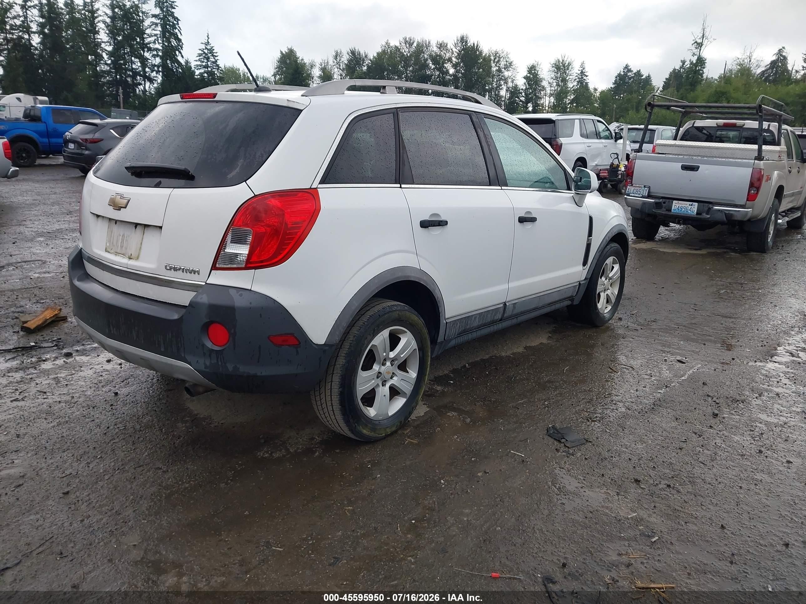 2013 Chevrolet Captiva Sport Fleet Ls White vin: 3GNAL2EK5DS580191