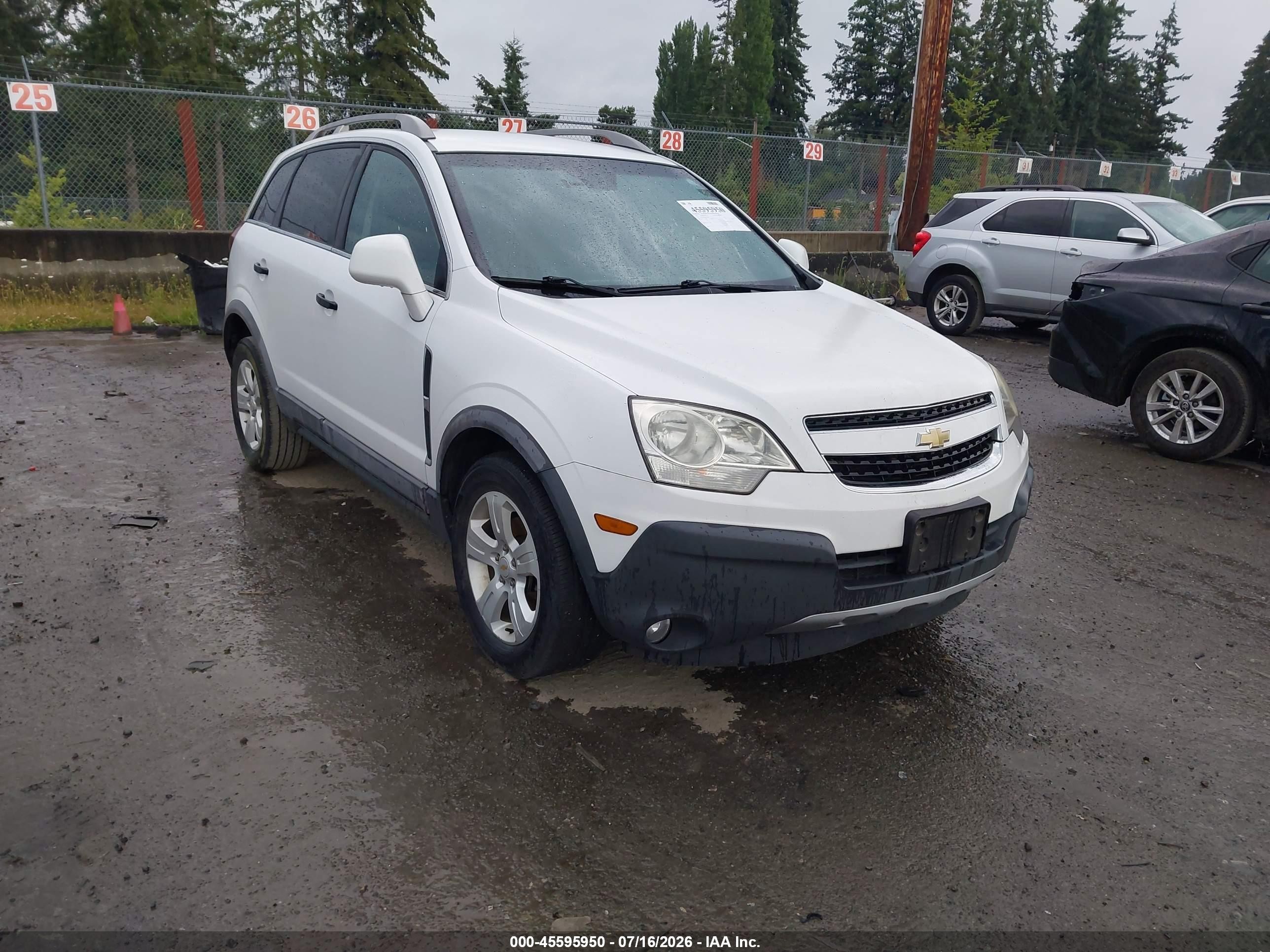 2013 Chevrolet Captiva Sport Fleet Ls White vin: 3GNAL2EK5DS580191