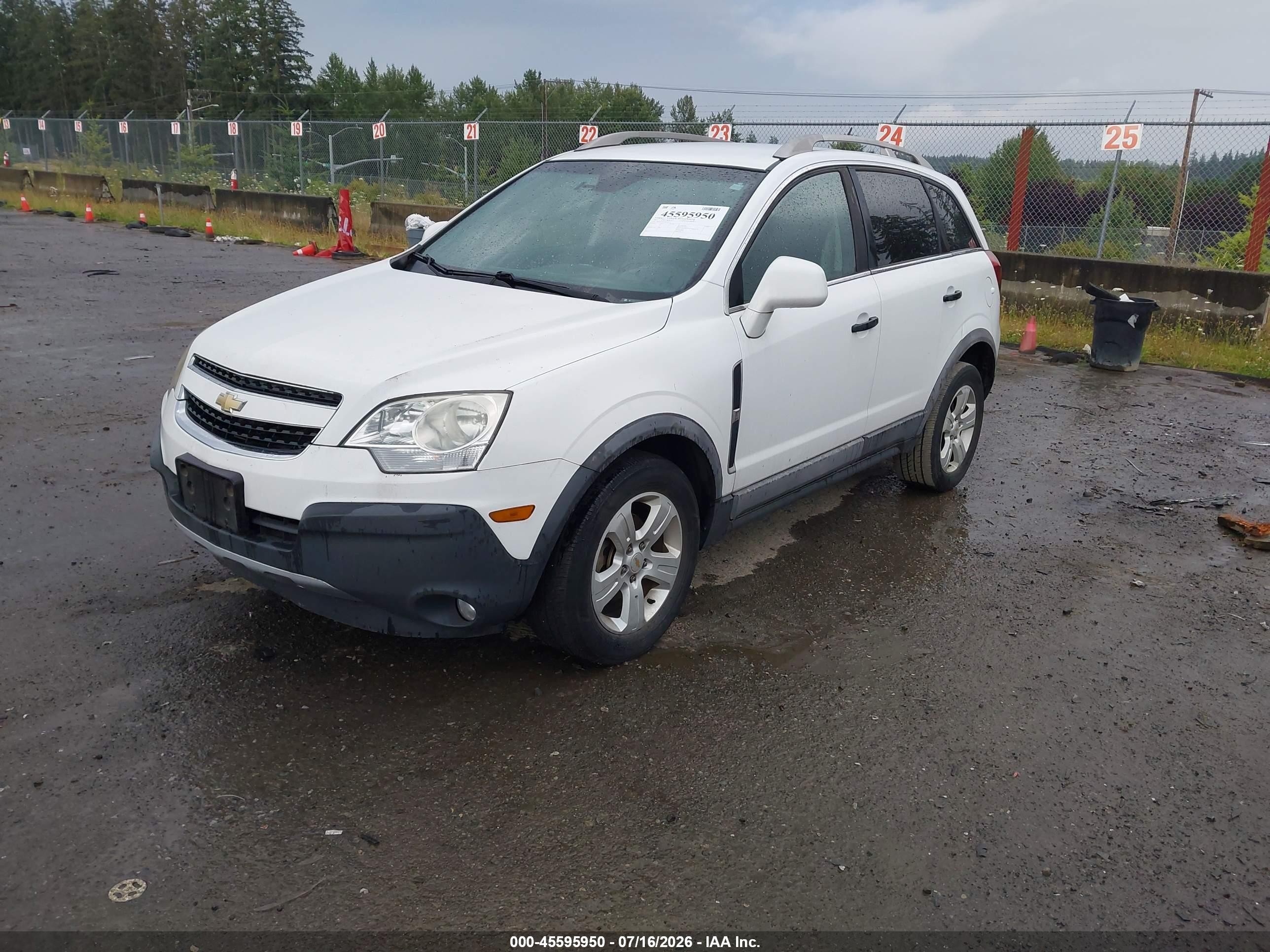 2013 Chevrolet Captiva Sport Fleet Ls White vin: 3GNAL2EK5DS580191