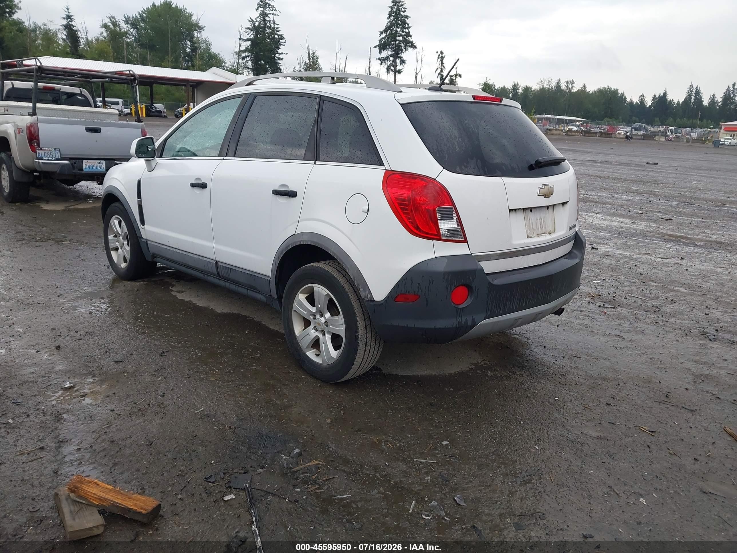 2013 Chevrolet Captiva Sport Fleet Ls White vin: 3GNAL2EK5DS580191