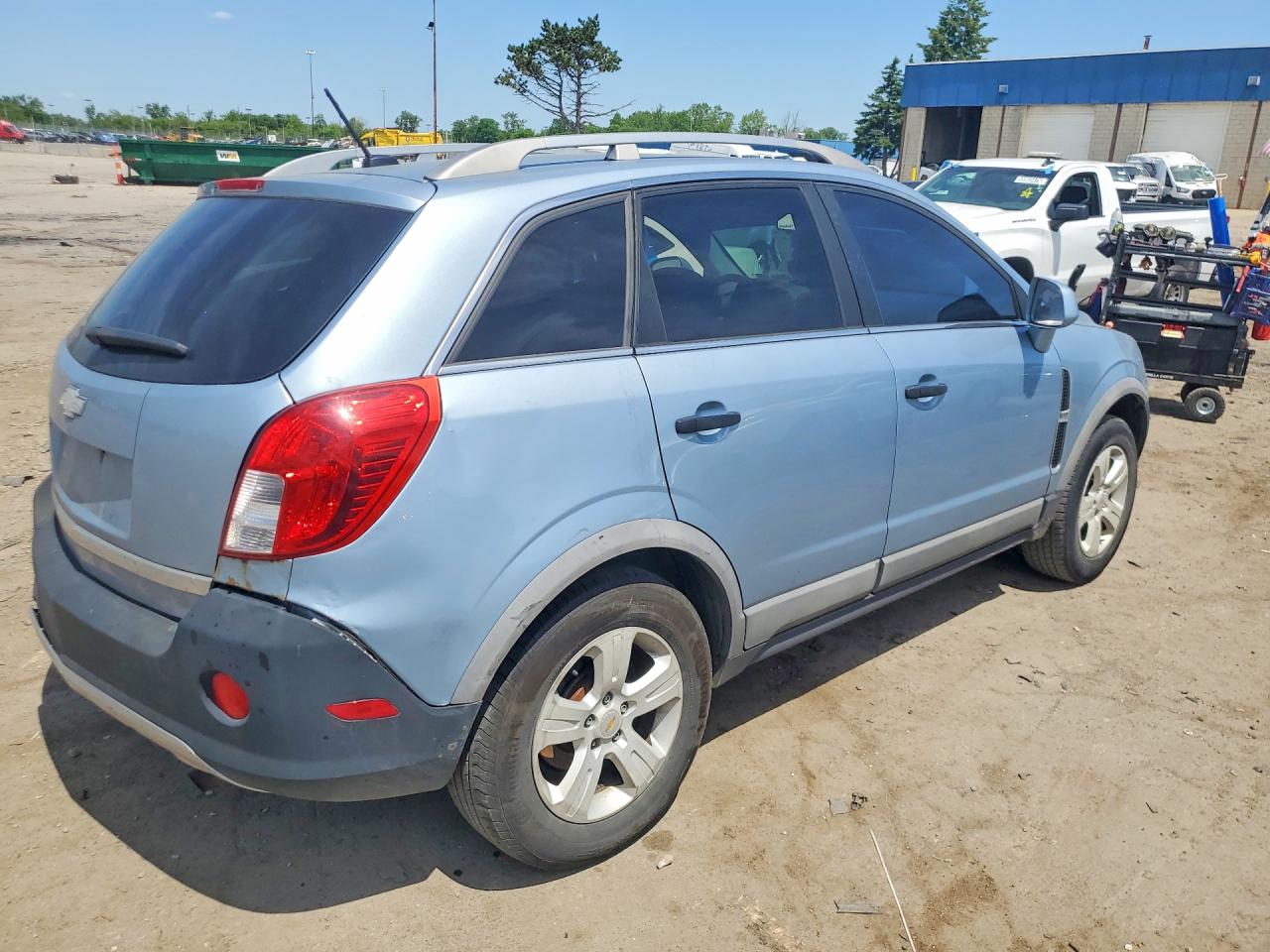 2014 Chevrolet Captiva Ls Blue vin: 3GNAL2EK5ES560279