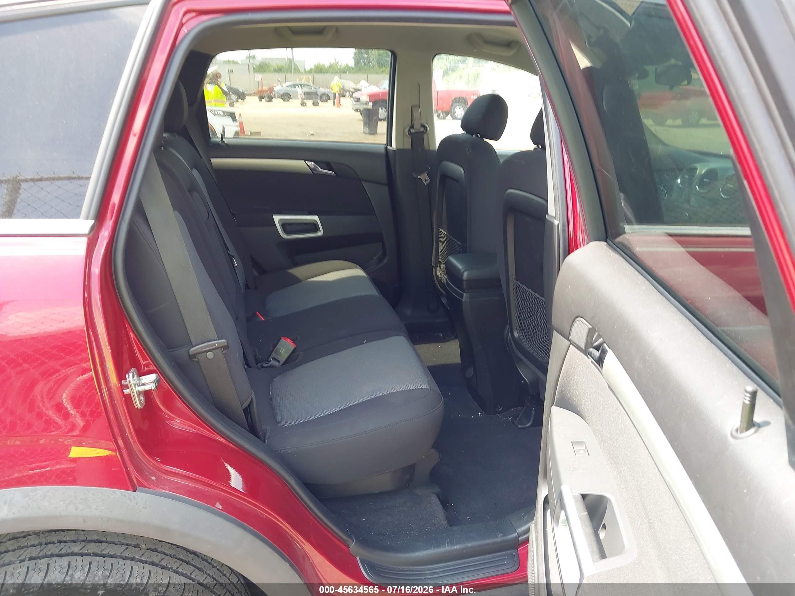 2012 Chevrolet Captiva Sport 2ls Red vin: 3GNAL2EK6CS566010
