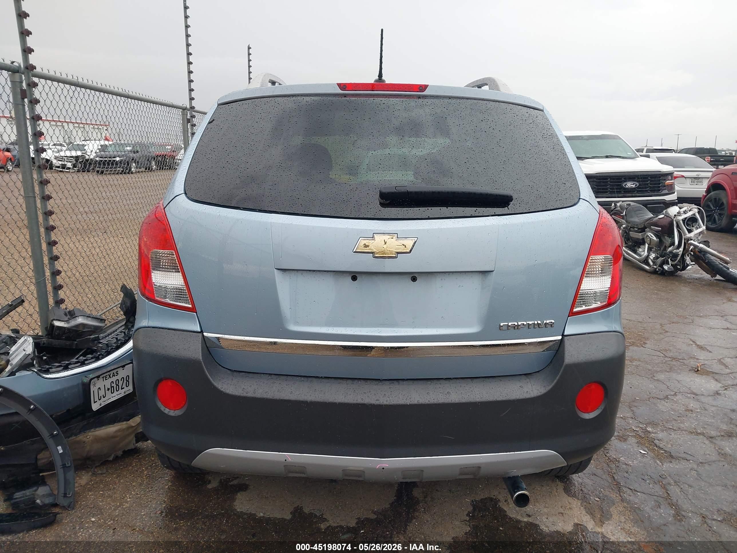 2013 Chevrolet Captiva Sport 2ls Blue vin: 3GNAL2EK6DS631231