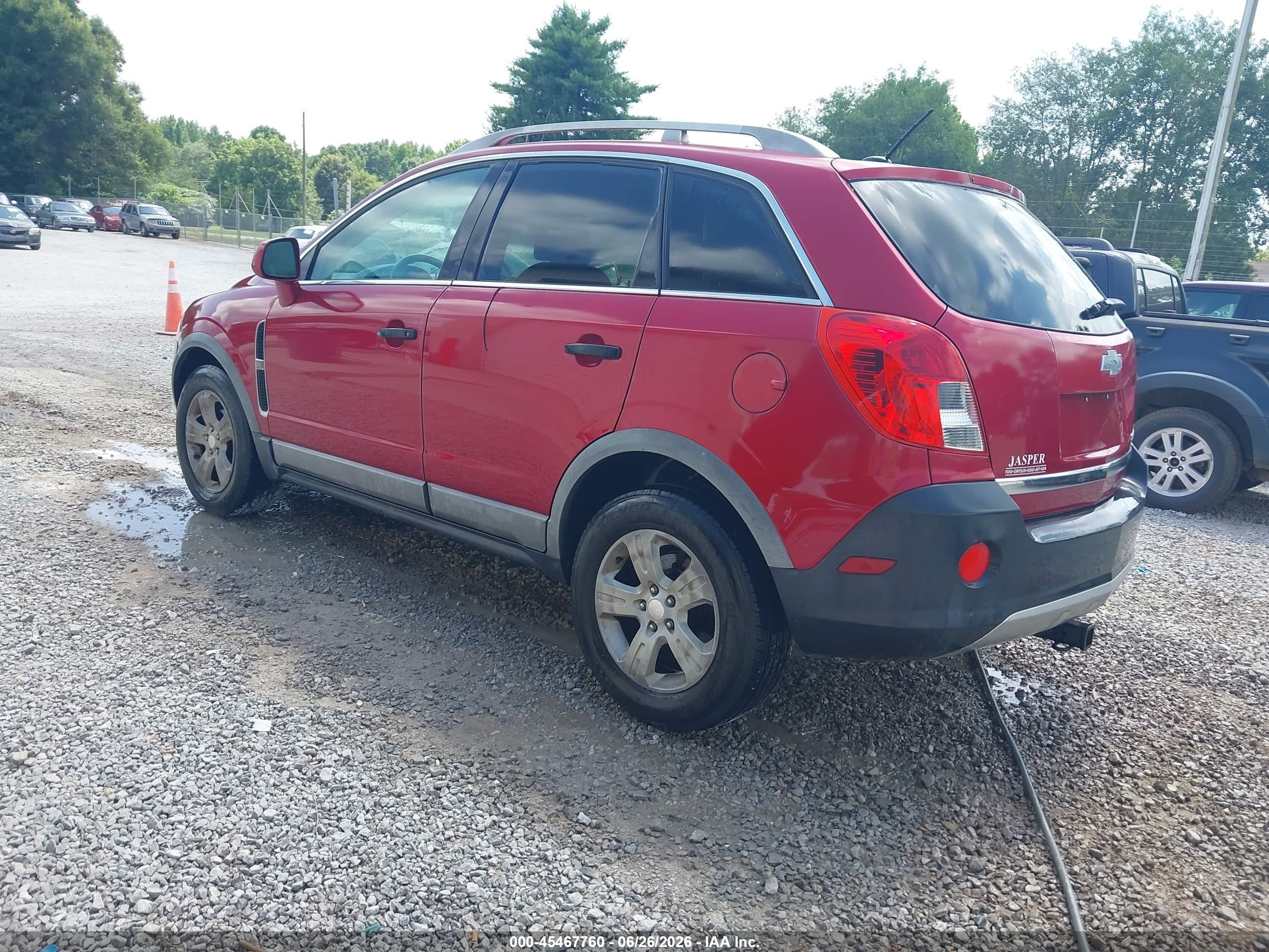 2014 Chevrolet Captiva Sport Fleet Ls Red vin: 3GNAL2EK6ES515478