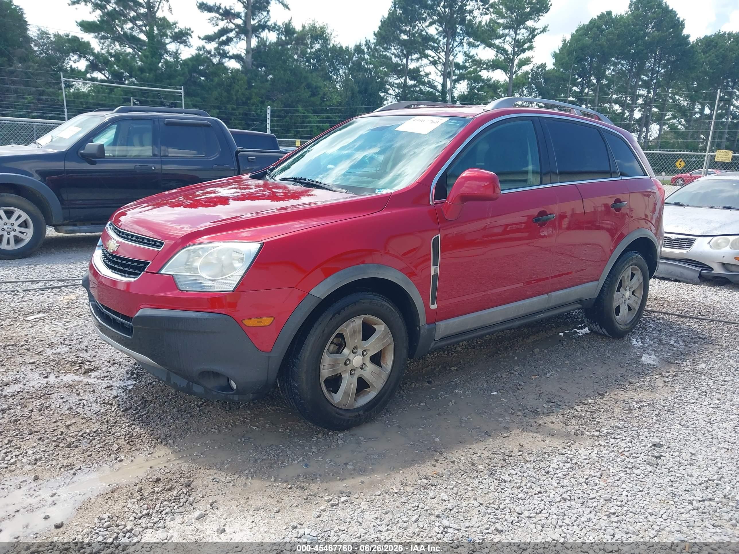 2014 Chevrolet Captiva Sport Fleet Ls Red vin: 3GNAL2EK6ES515478
