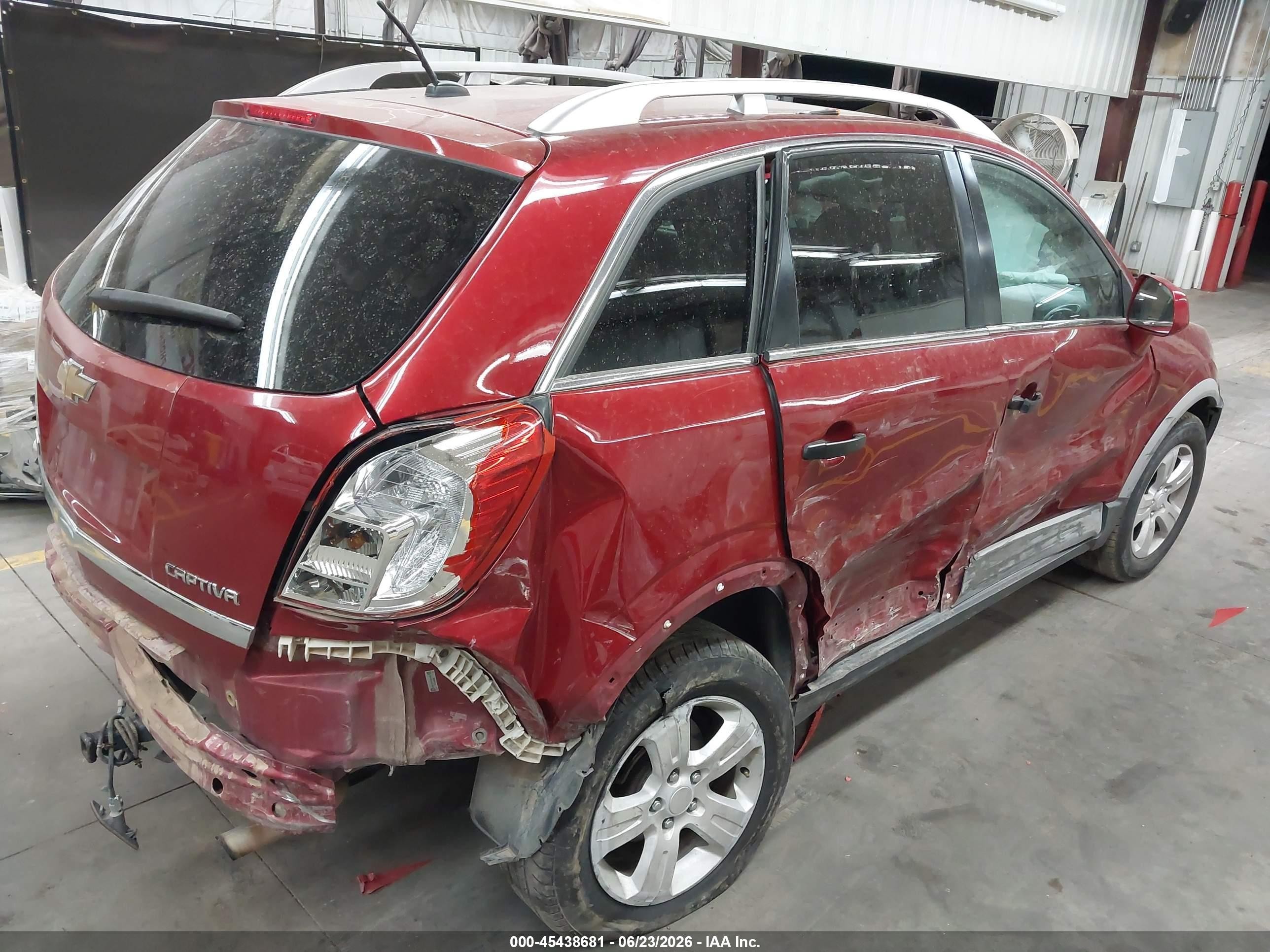 2014 Chevrolet Captiva Sport 2ls Red vin: 3GNAL2EK6ES651884