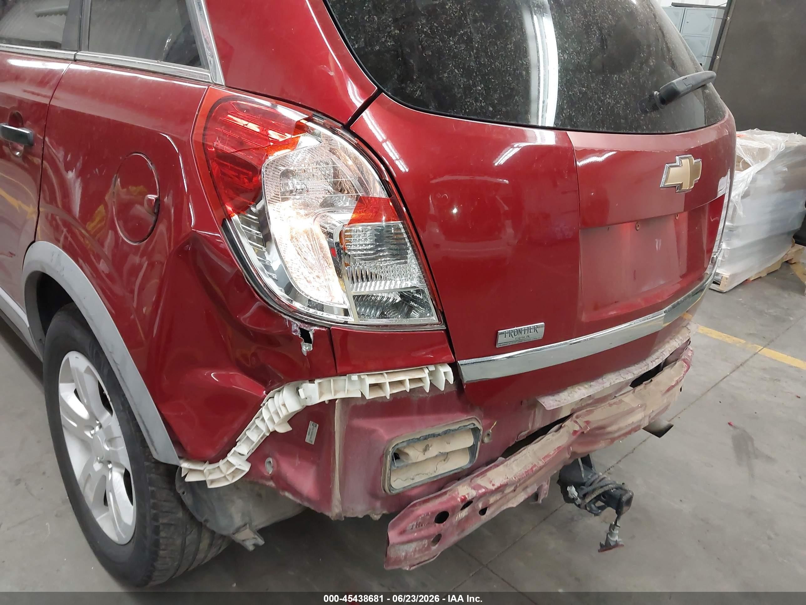 2014 Chevrolet Captiva Sport 2ls Red vin: 3GNAL2EK6ES651884