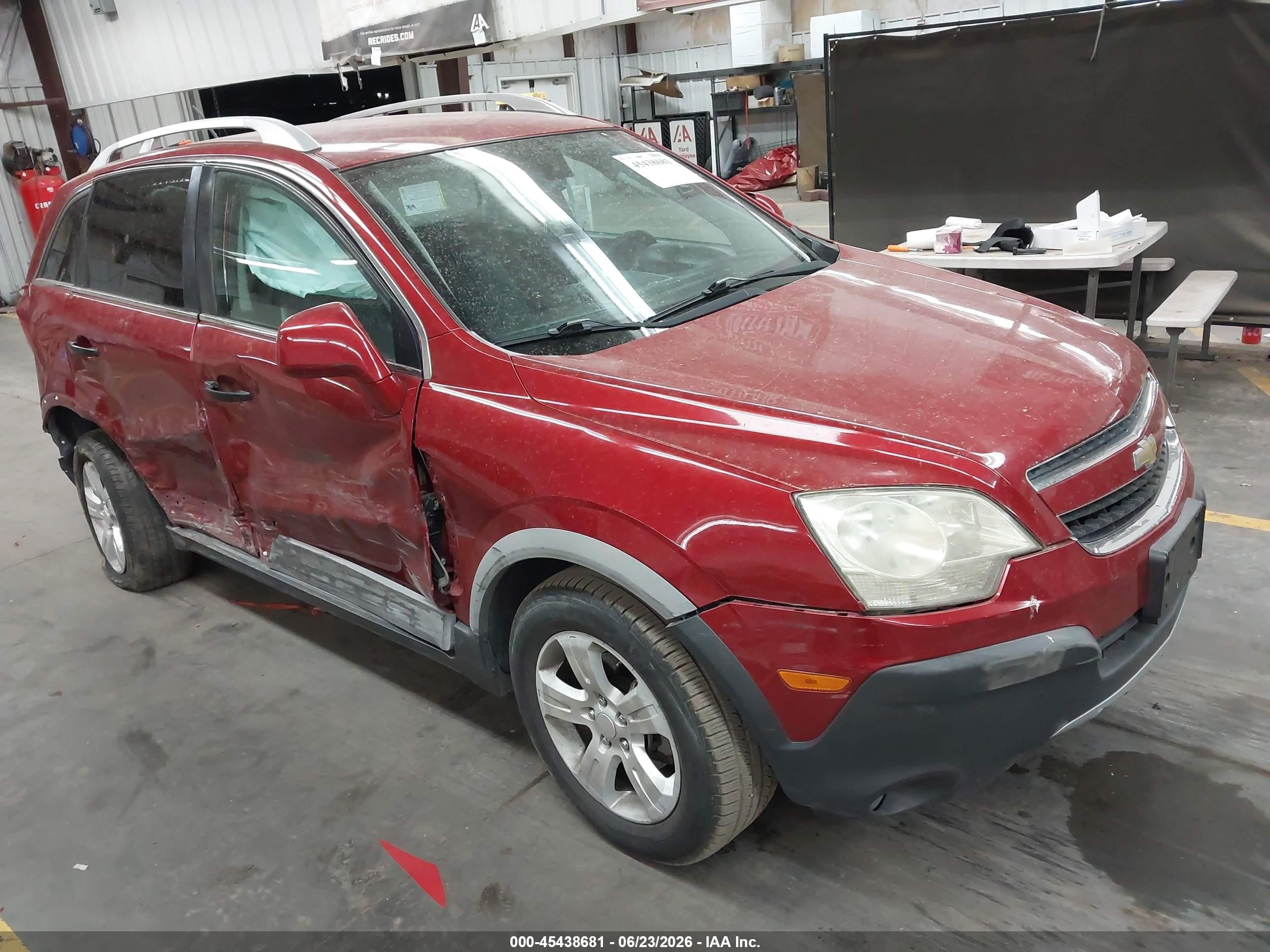 2014 Chevrolet Captiva Sport 2ls Red vin: 3GNAL2EK6ES651884