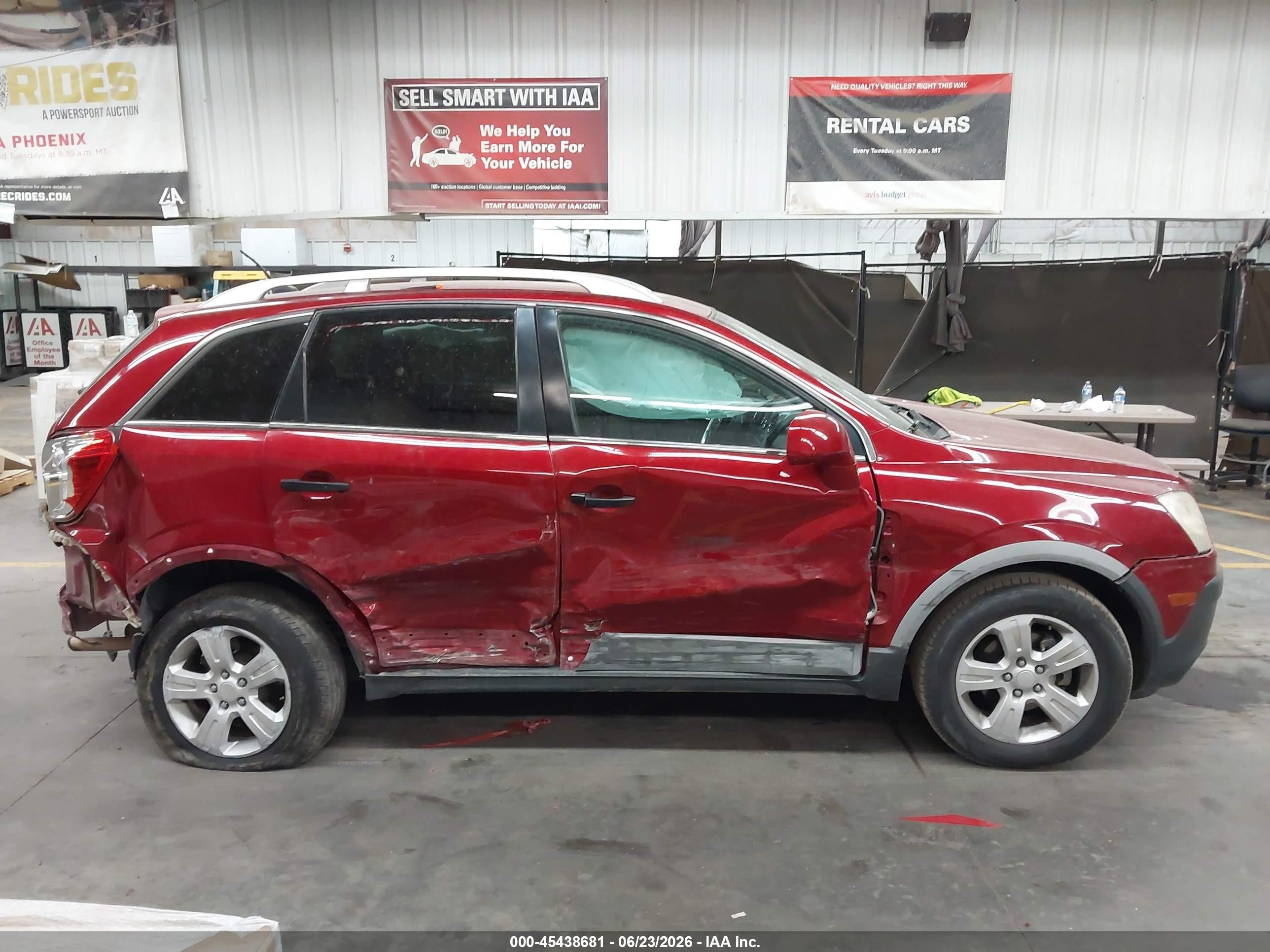 2014 Chevrolet Captiva Sport 2ls Red vin: 3GNAL2EK6ES651884