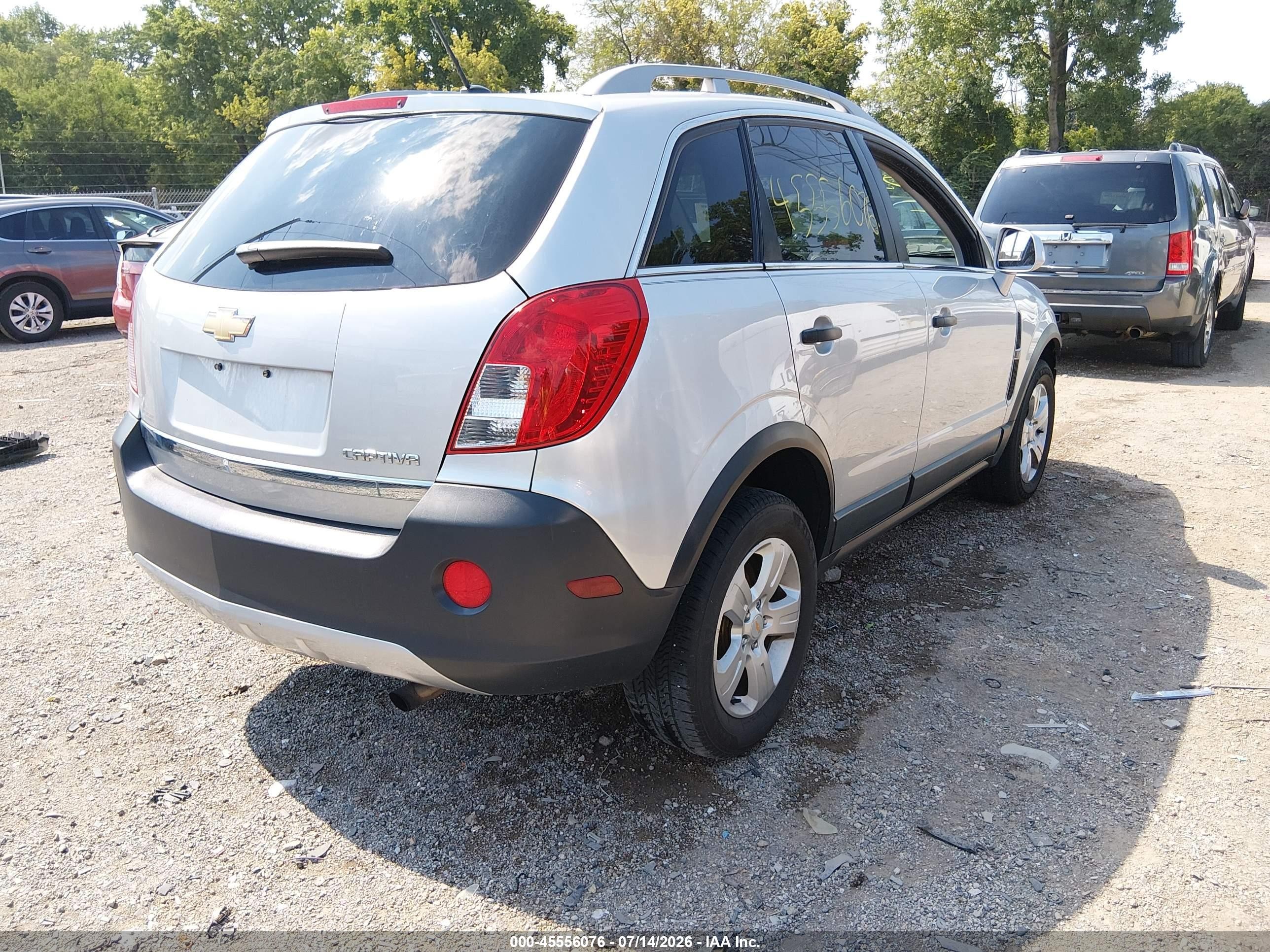 2015 Chevrolet Captiva Sport Fleet Ls Silver vin: 3GNAL2EK6FS504854