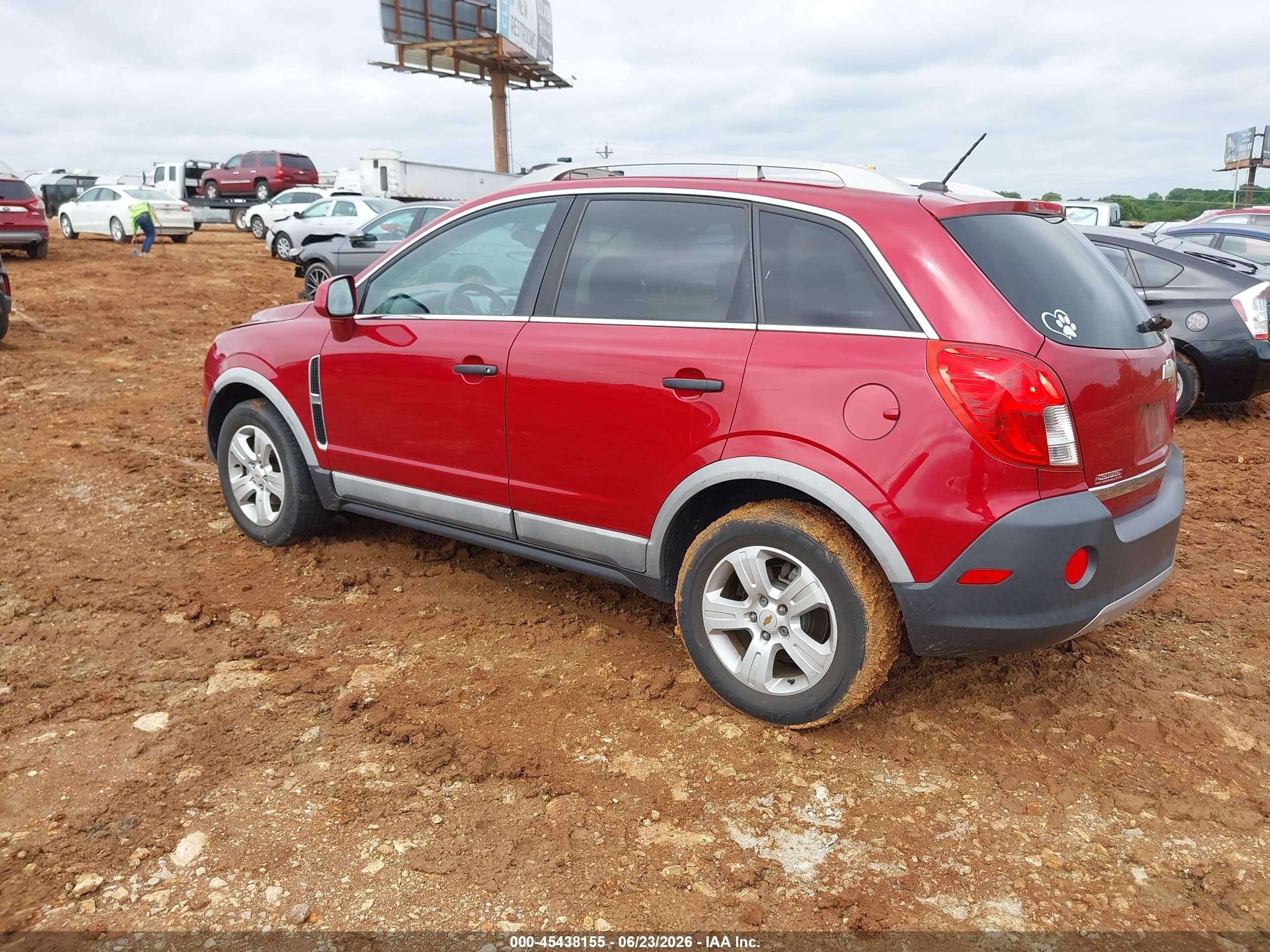 2015 Chevrolet Captiva Sport Fleet Ls Red vin: 3GNAL2EK6FS518494