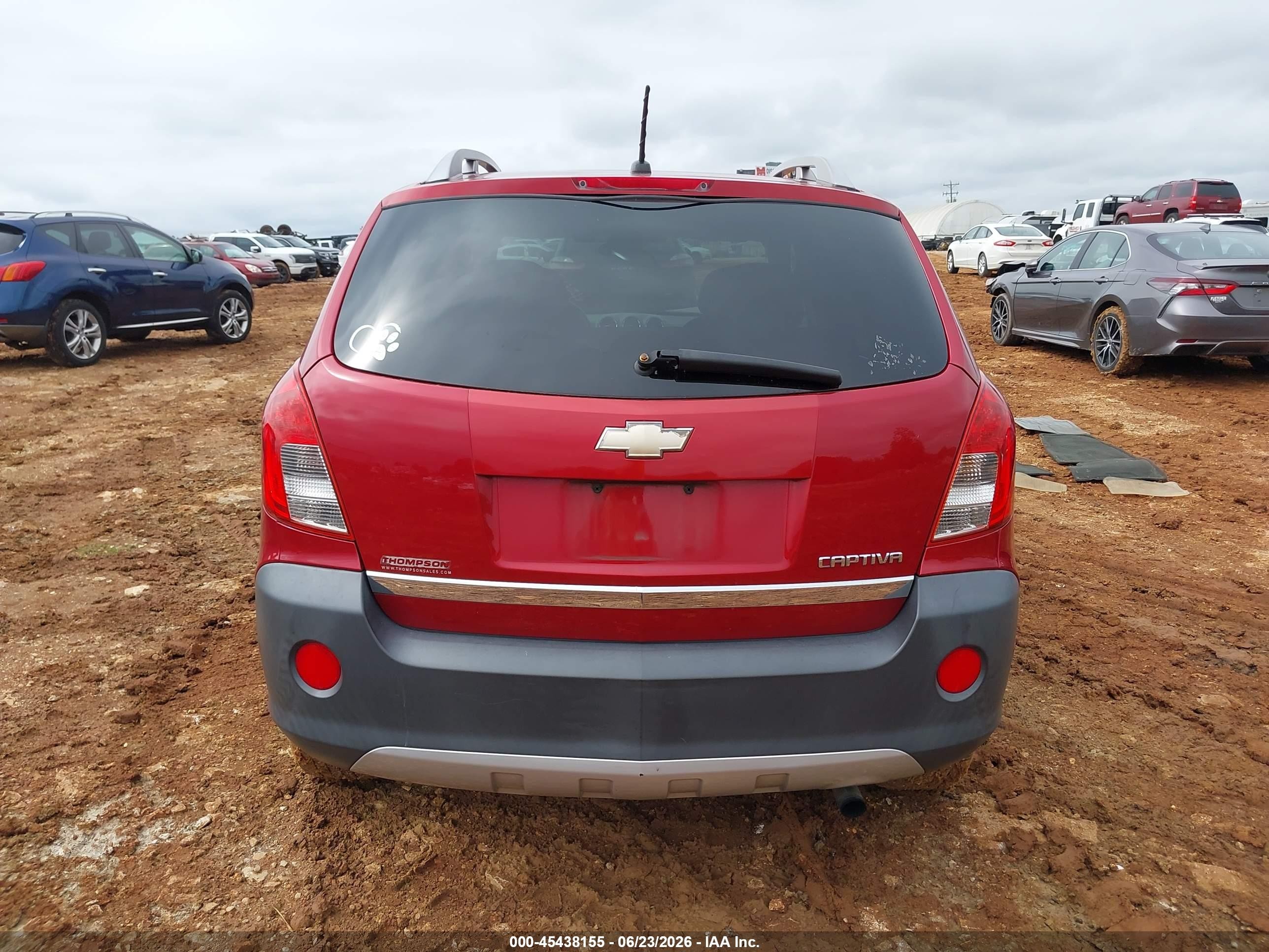 2015 Chevrolet Captiva Sport Fleet Ls Red vin: 3GNAL2EK6FS518494