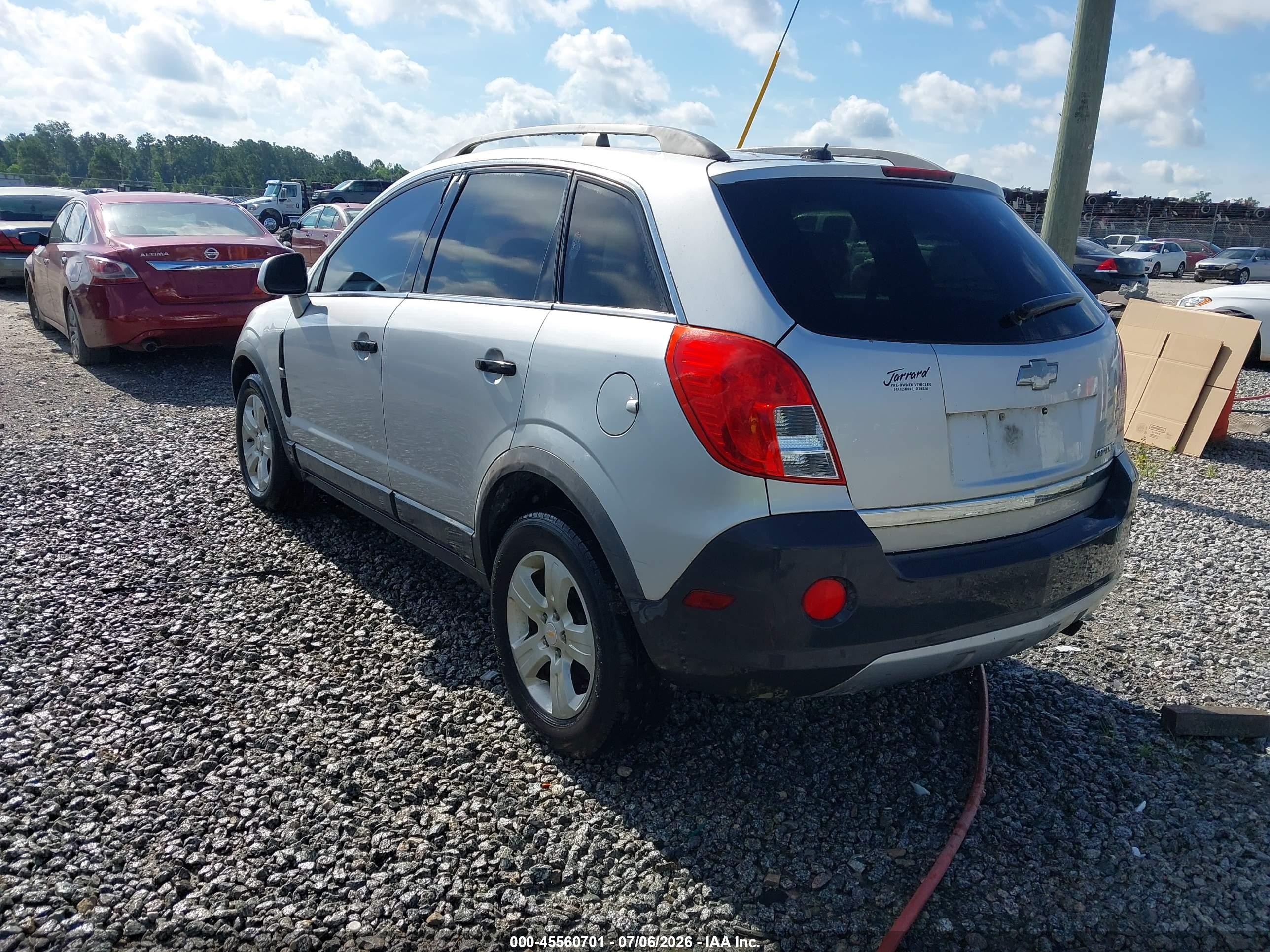 2013 Chevrolet Captiva Sport Fleet Ls Silver vin: 3GNAL2EK7DS621792