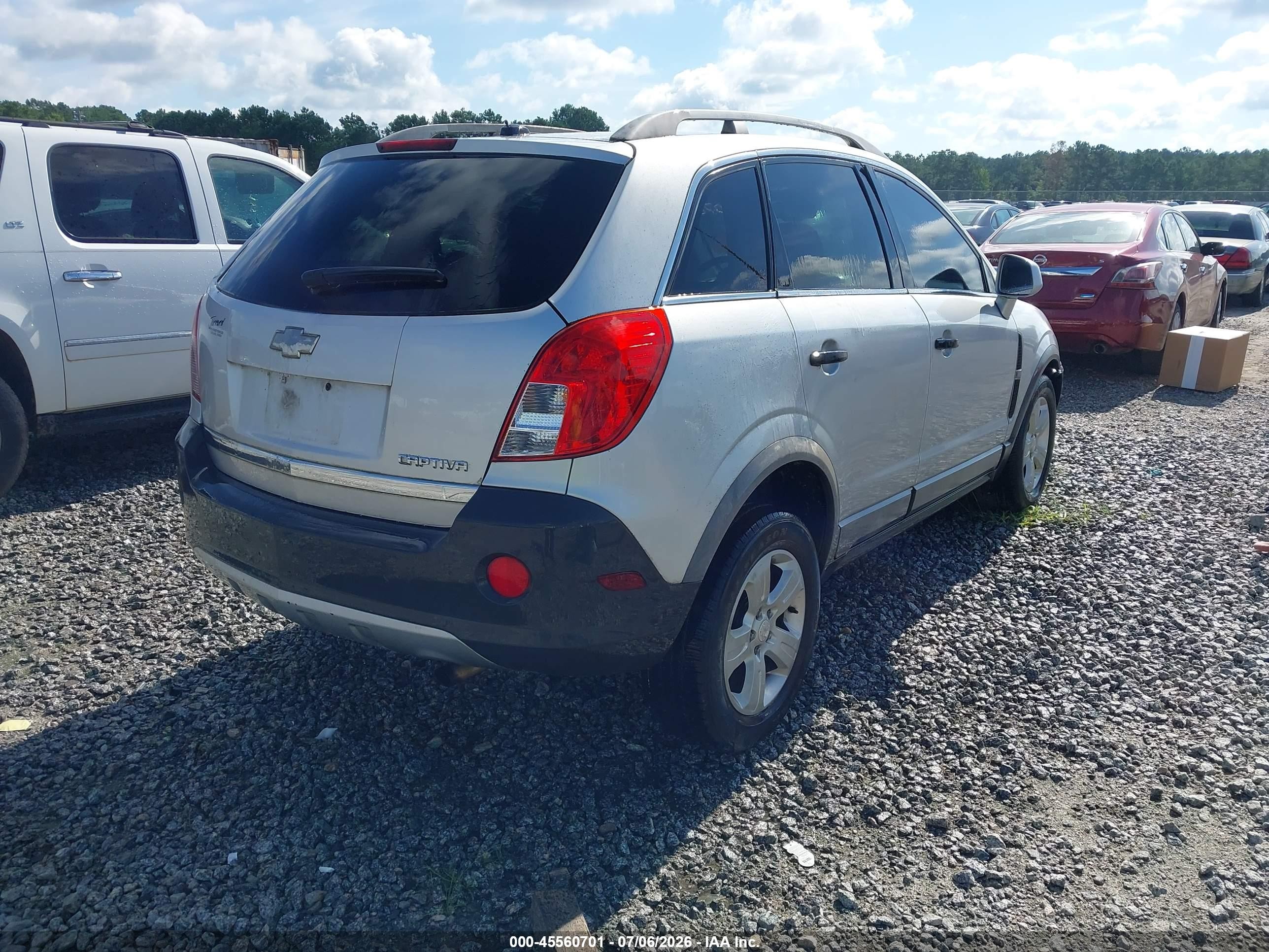 2013 Chevrolet Captiva Sport Fleet Ls Silver vin: 3GNAL2EK7DS621792