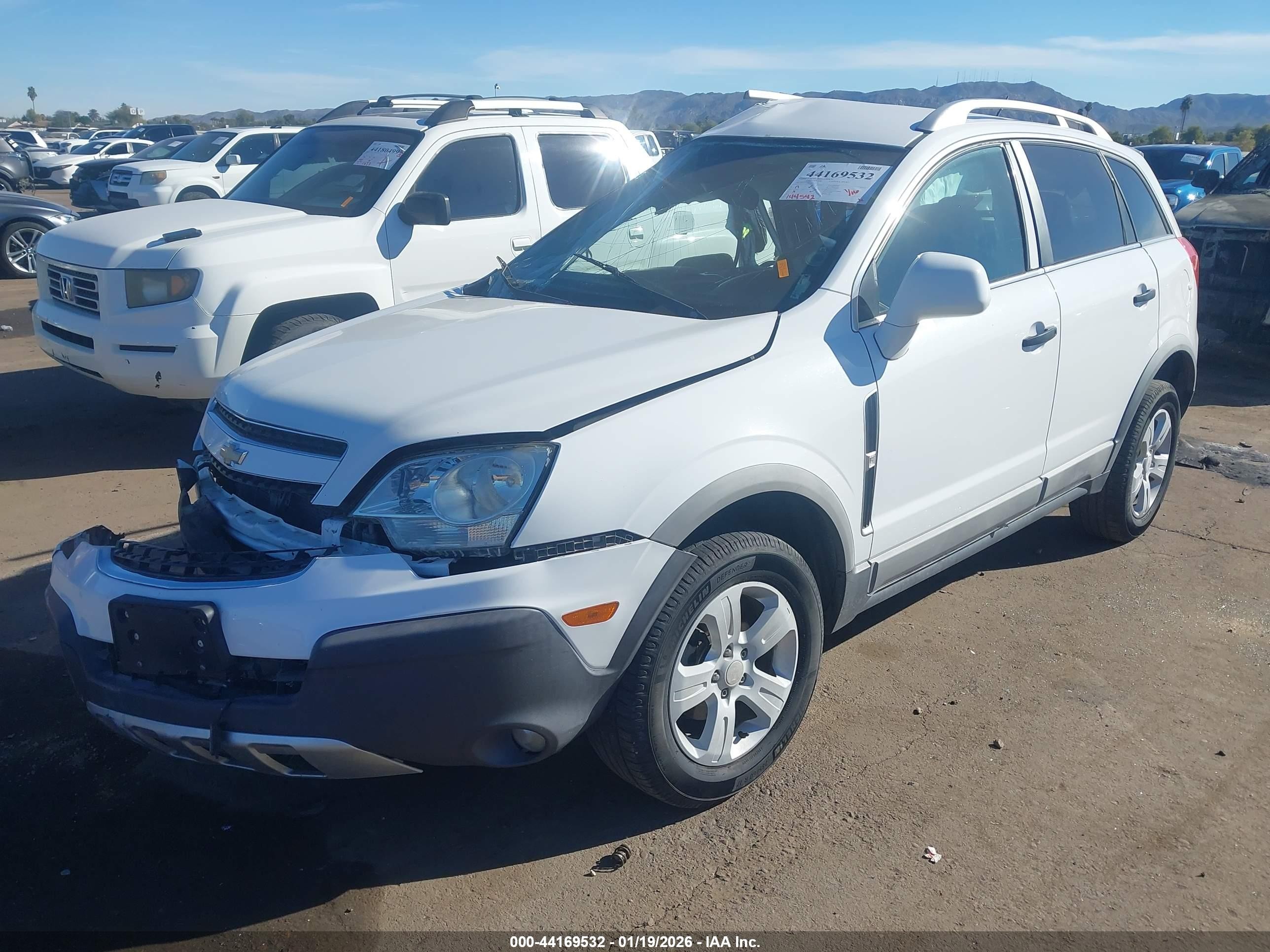 2013 Chevrolet Captiva Sport 2ls White vin: 3GNAL2EK7DS635840