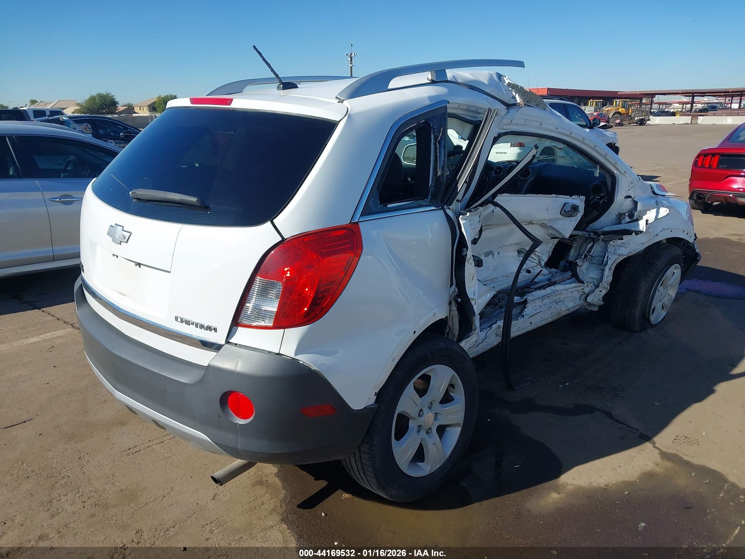 2013 Chevrolet Captiva Sport 2ls White vin: 3GNAL2EK7DS635840