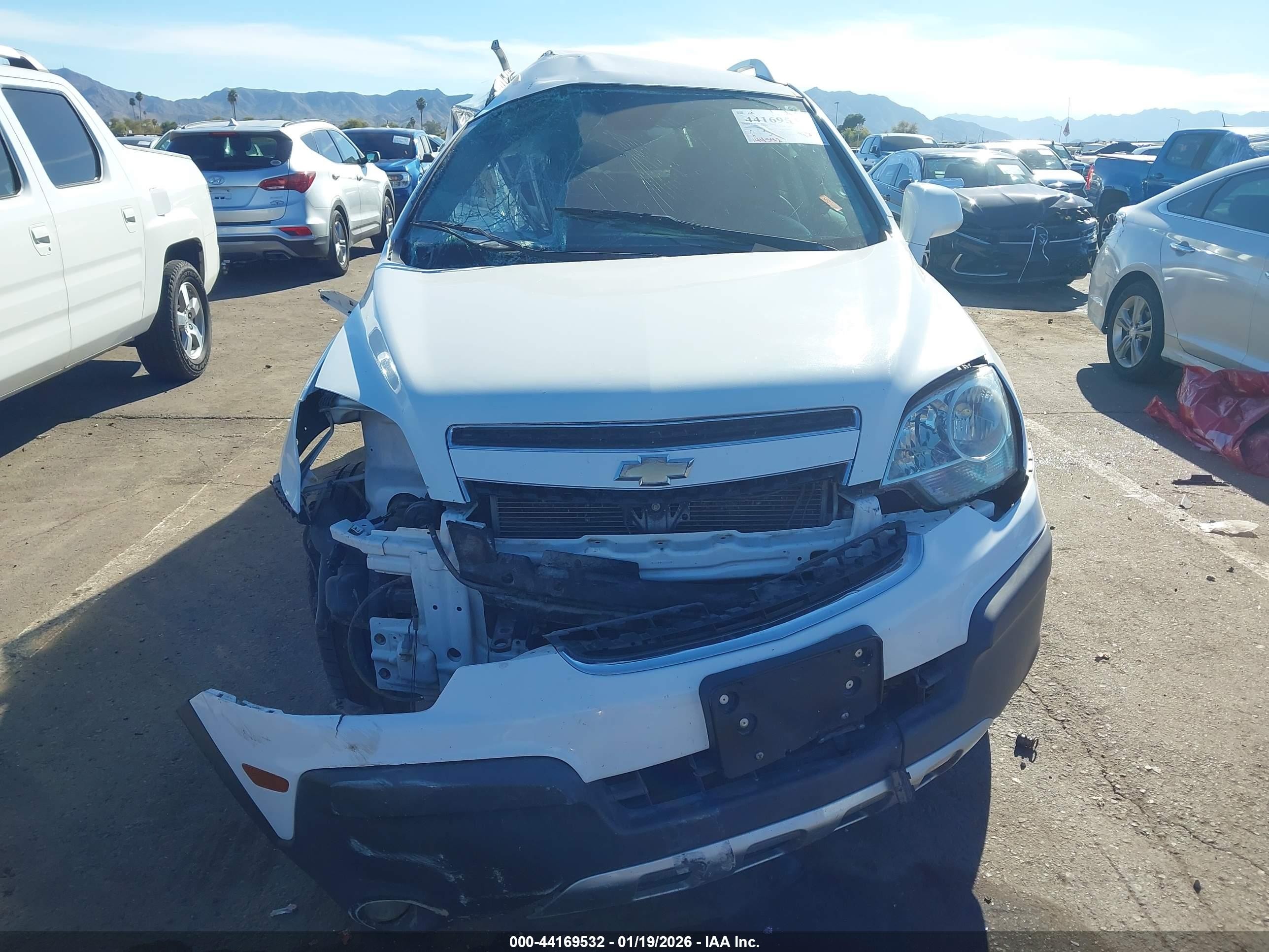 2013 Chevrolet Captiva Sport 2ls White vin: 3GNAL2EK7DS635840