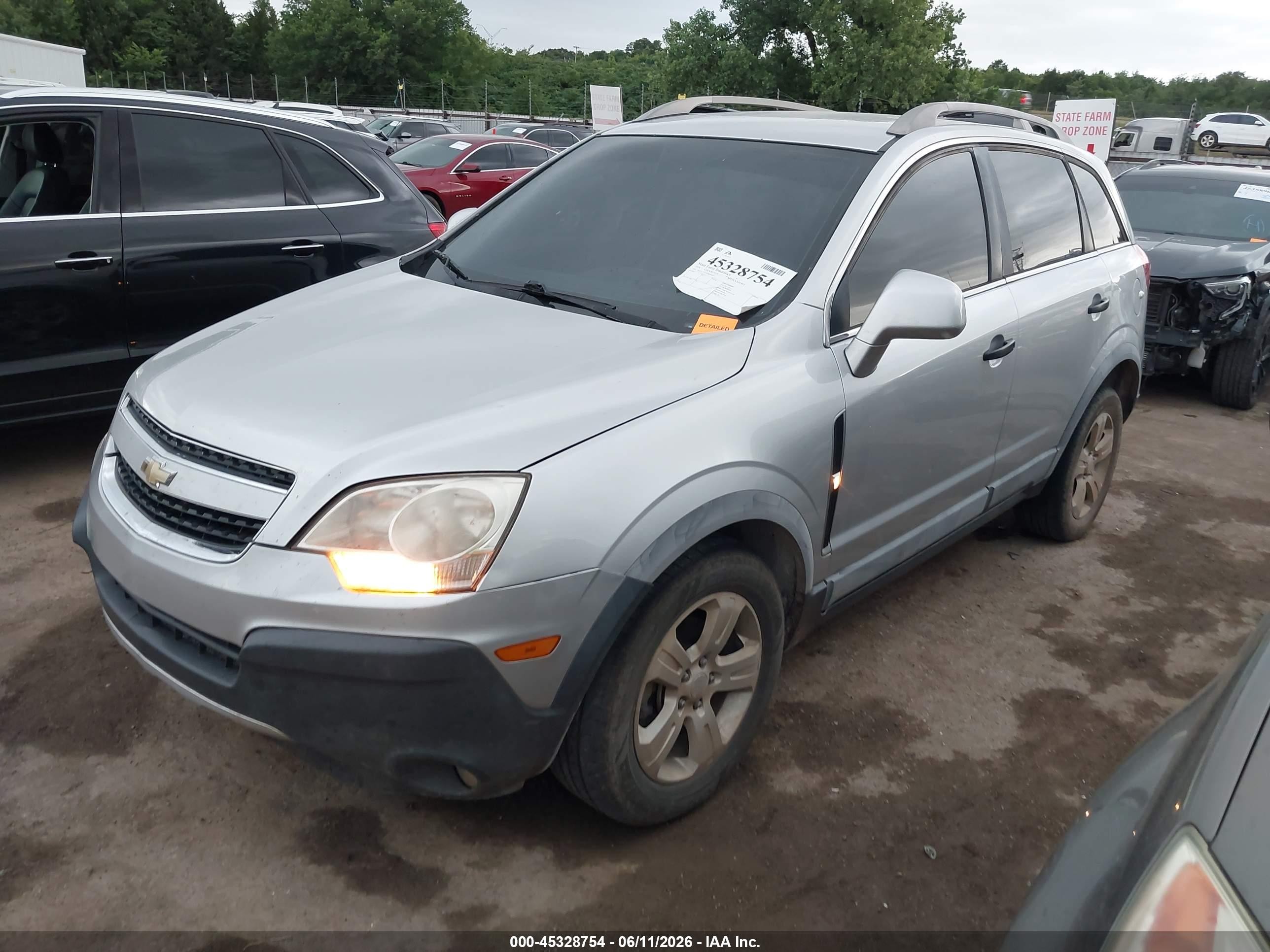 2014 Chevrolet Captiva Sport 2ls Silver vin: 3GNAL2EK7ES547937