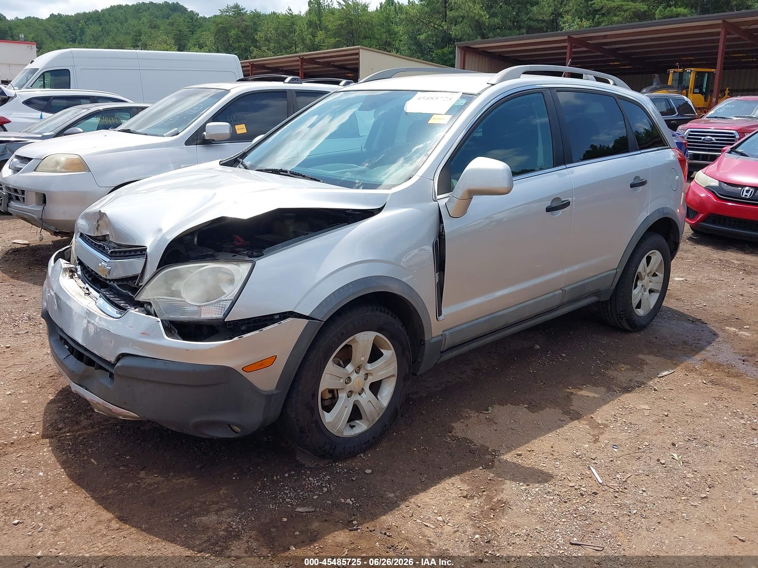 2014 Chevrolet Captiva Sport 2ls Silver vin: 3GNAL2EK7ES548960