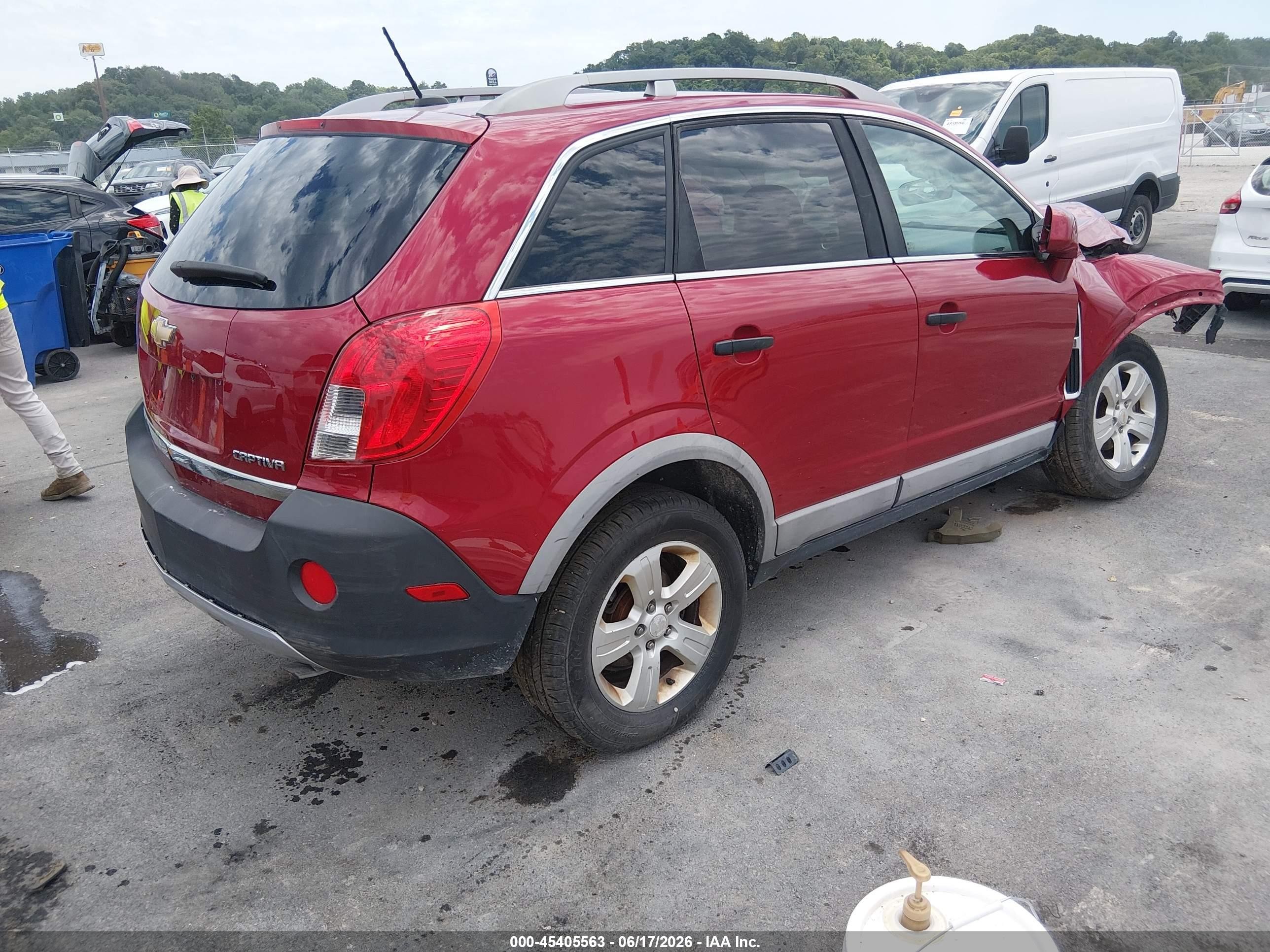 2014 Chevrolet Captiva Sport 2ls Red vin: 3GNAL2EK7ES662490