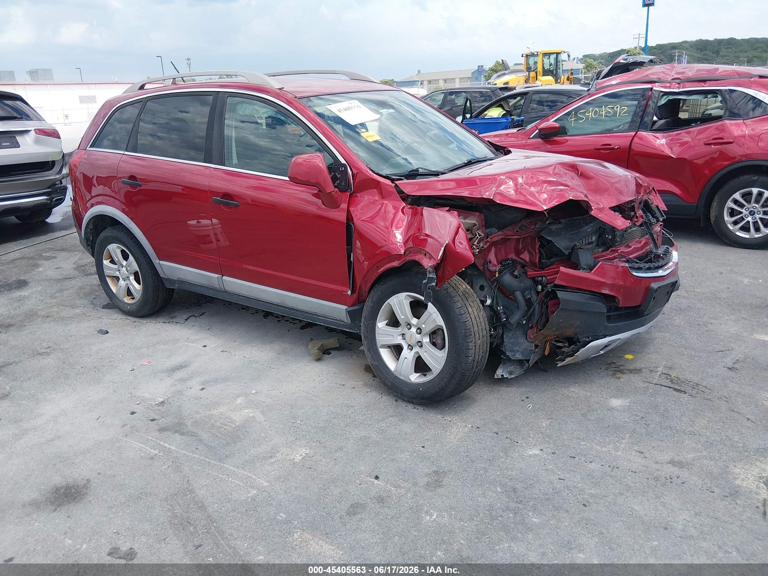 2014 Chevrolet Captiva Sport 2ls Red vin: 3GNAL2EK7ES662490