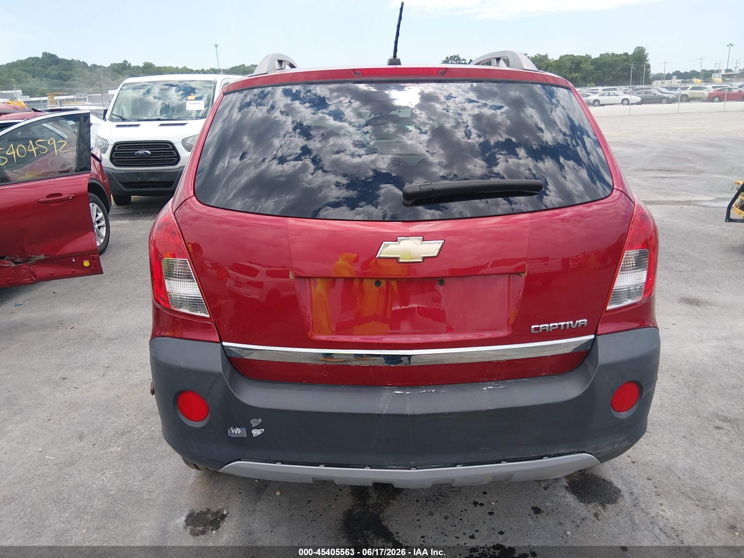 2014 Chevrolet Captiva Sport 2ls Red vin: 3GNAL2EK7ES662490