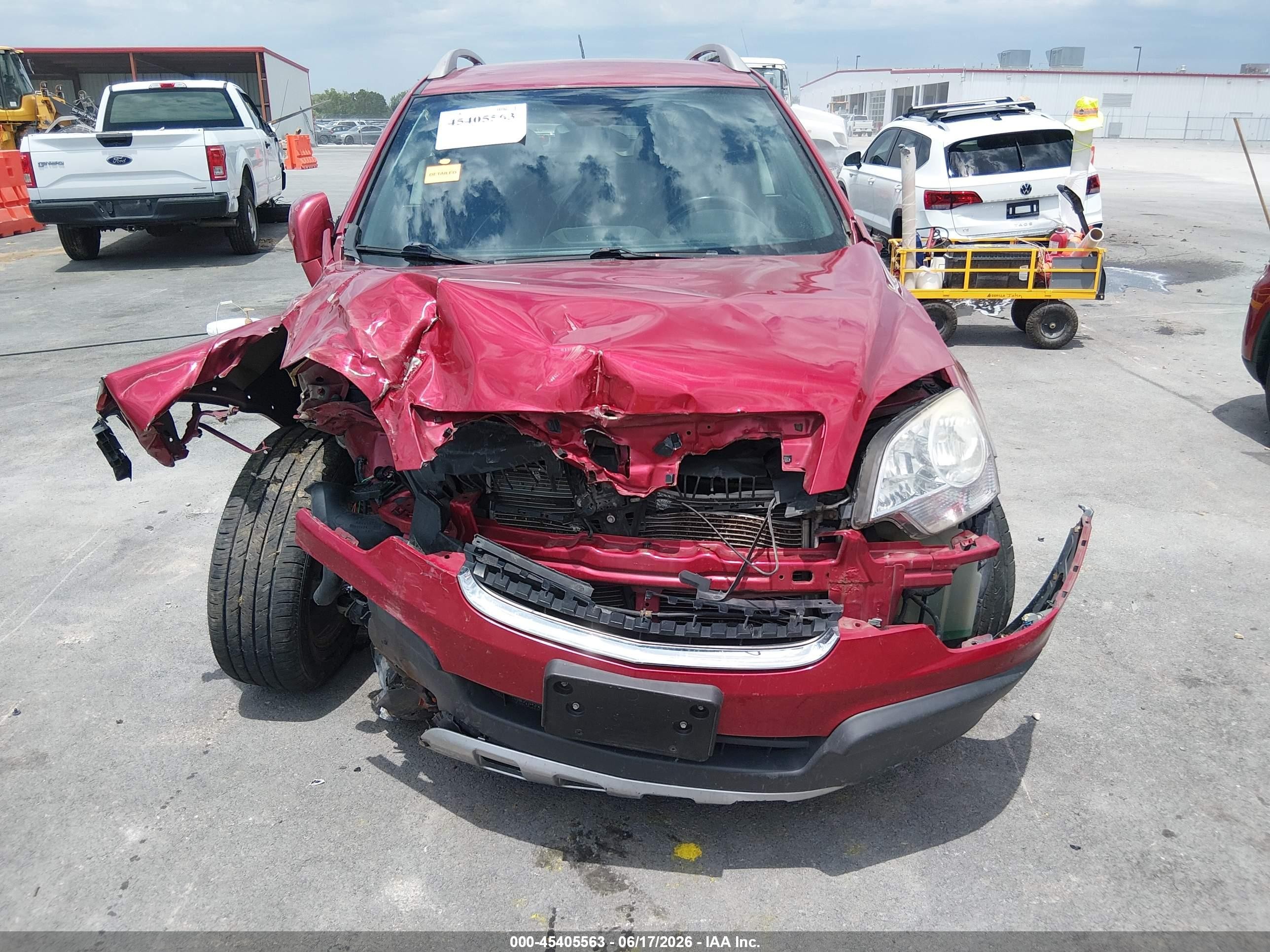 2014 Chevrolet Captiva Sport 2ls Red vin: 3GNAL2EK7ES662490