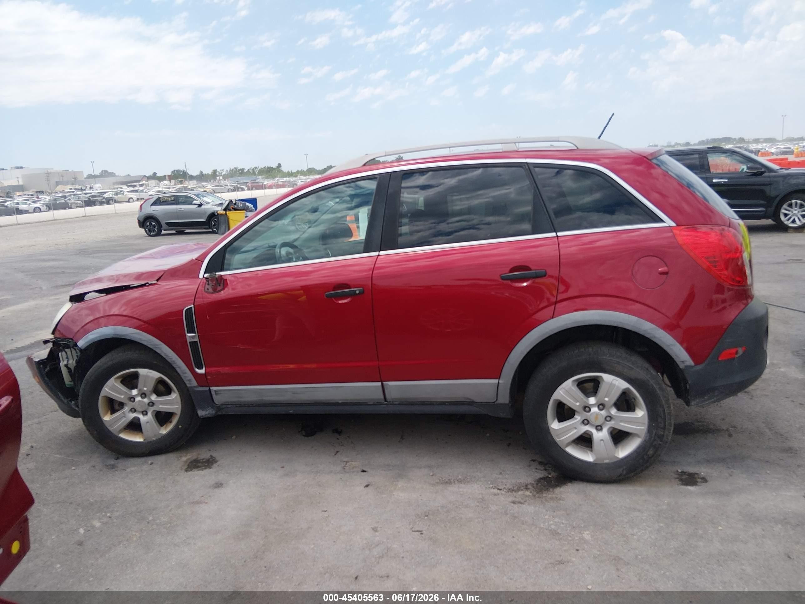 2014 Chevrolet Captiva Sport 2ls Red vin: 3GNAL2EK7ES662490