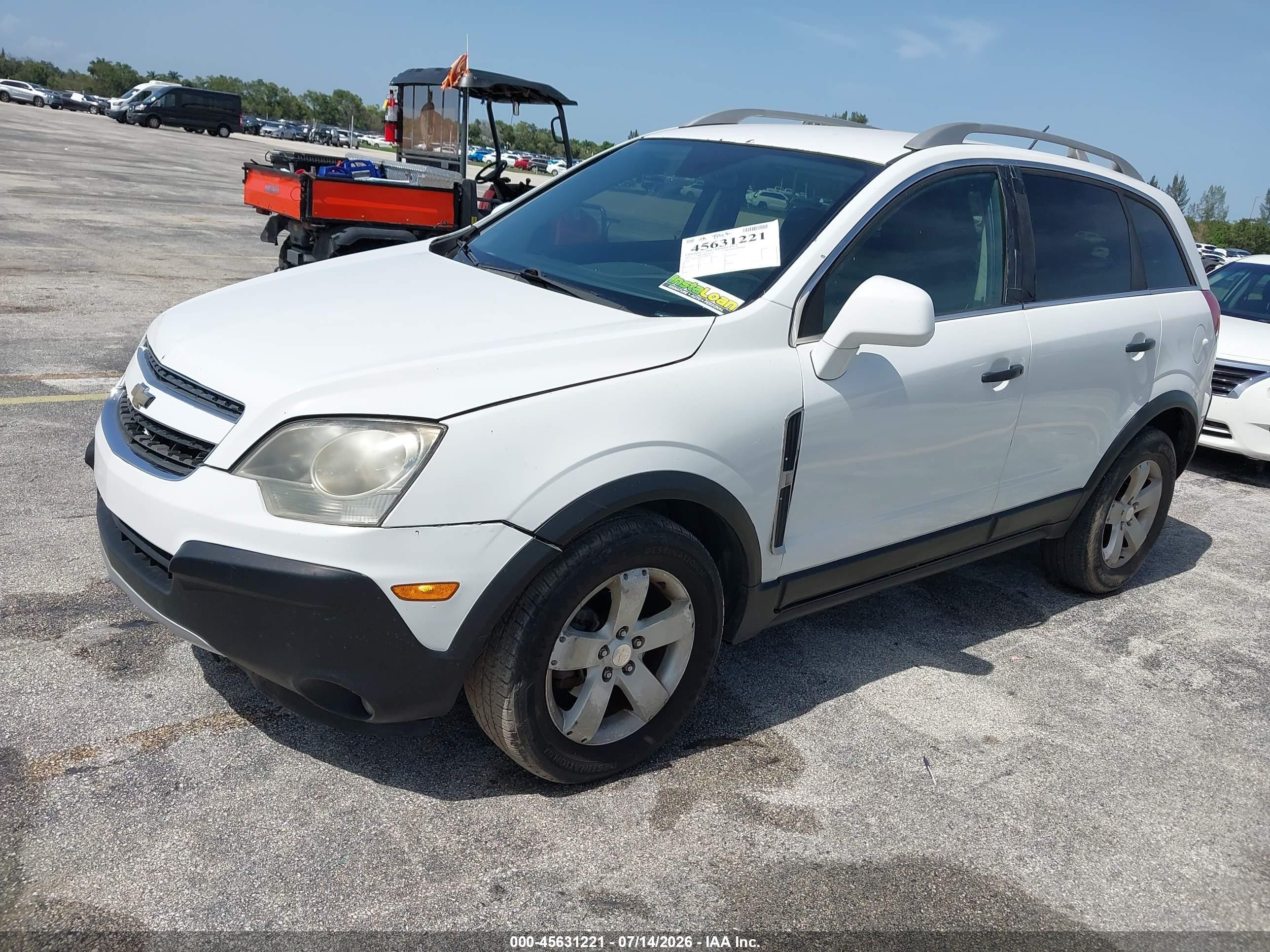 2012 Chevrolet Captiva Sport 2ls Белый vin: 3GNAL2EK8CS606362