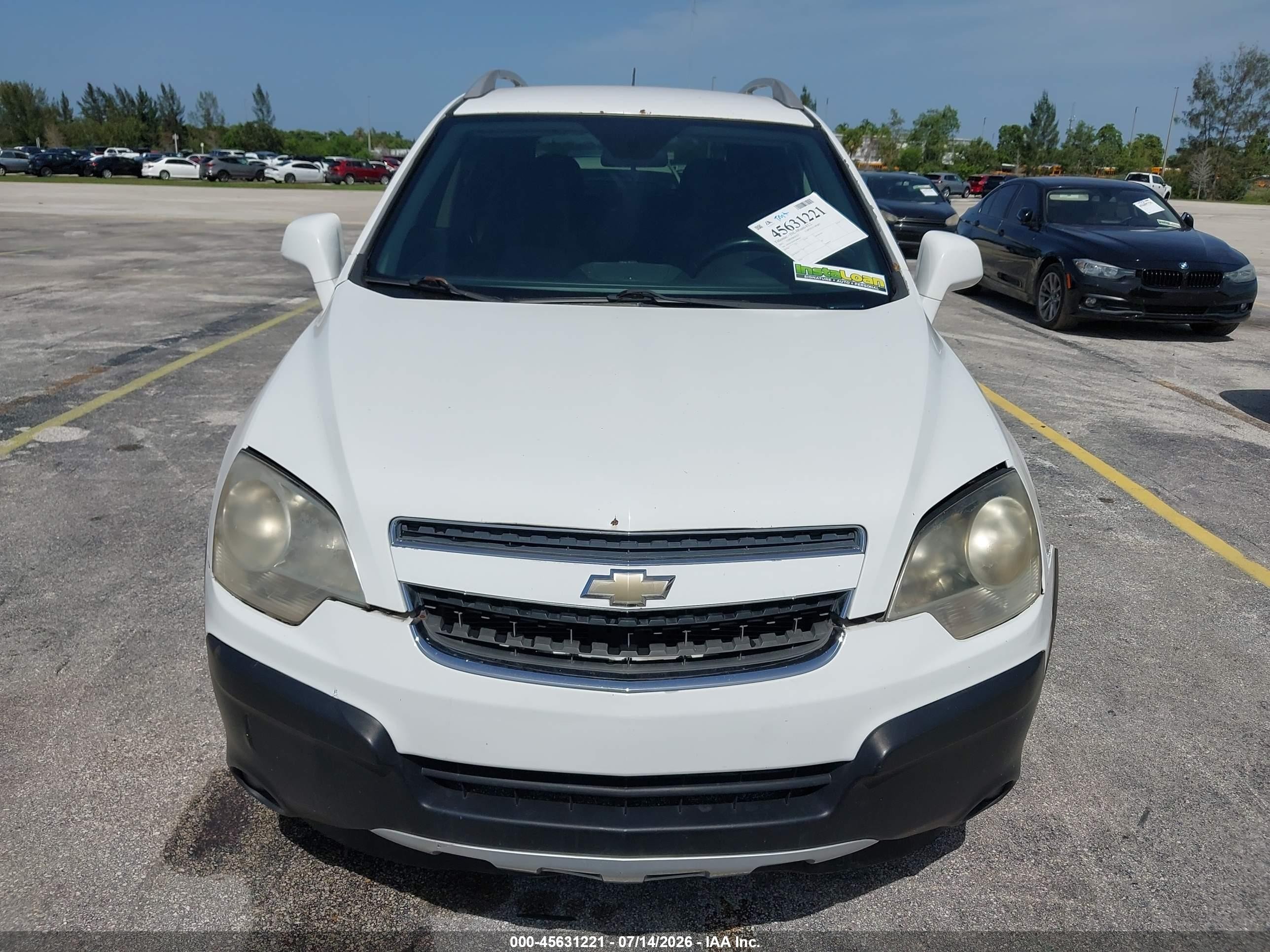 2012 Chevrolet Captiva Sport 2ls Белый vin: 3GNAL2EK8CS606362