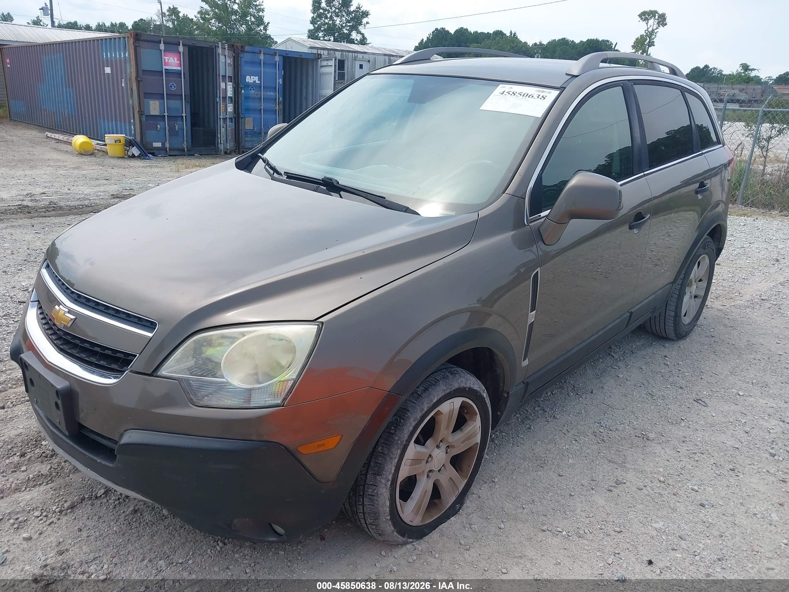 2014 Chevrolet Captiva Sport Fleet Ls Brown vin: 3GNAL2EK8ES560681