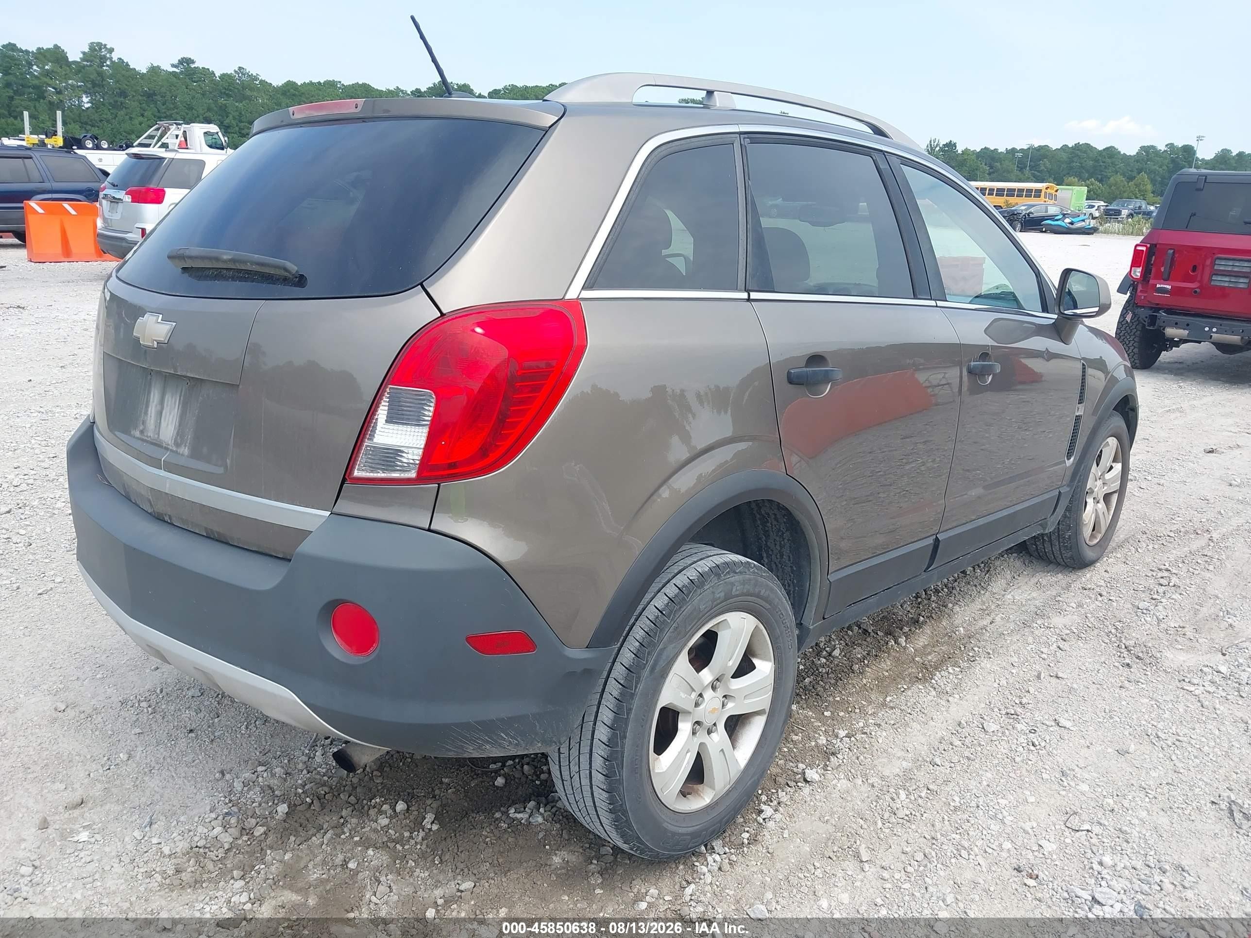 2014 Chevrolet Captiva Sport Fleet Ls Brown vin: 3GNAL2EK8ES560681