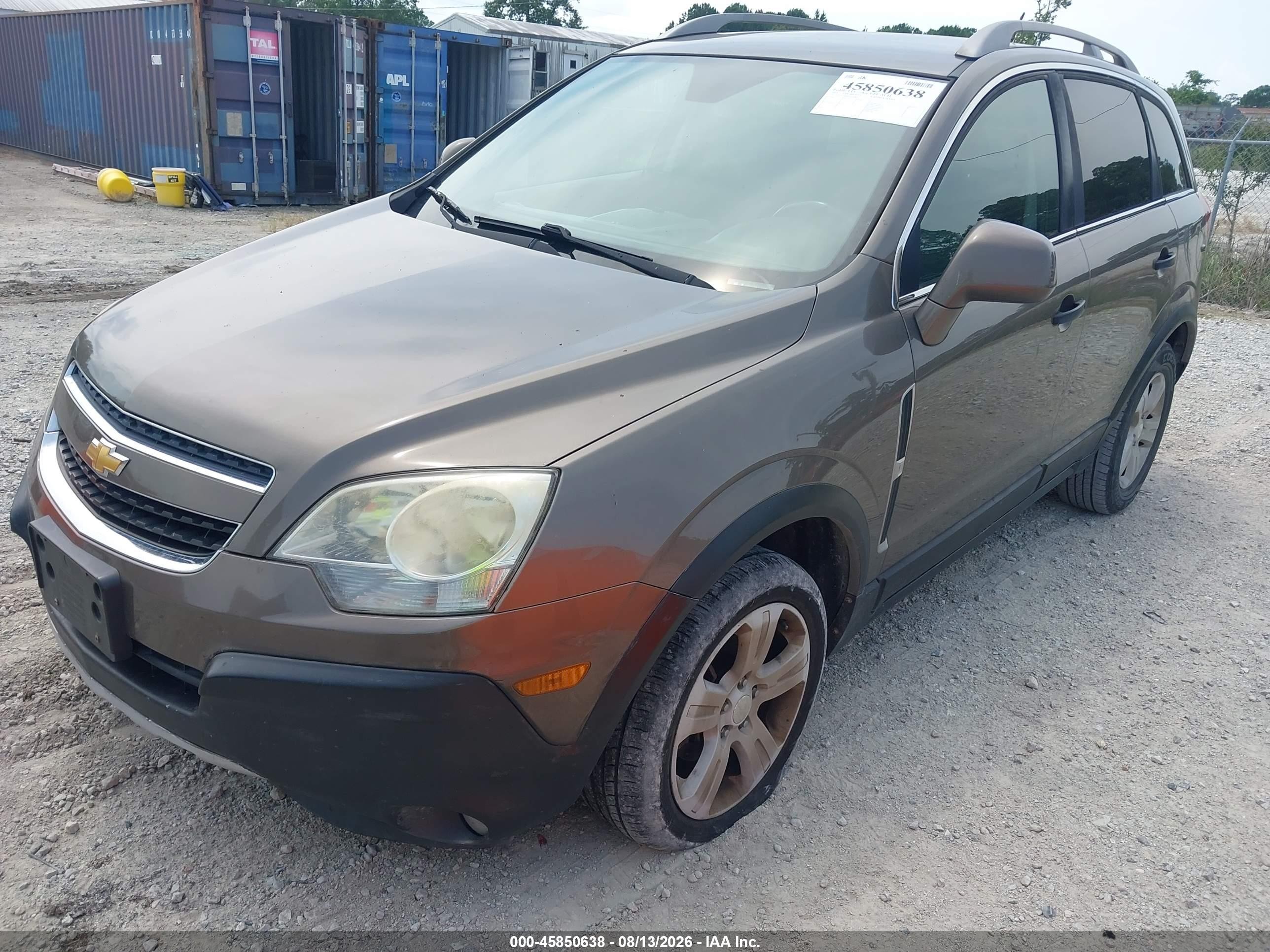 2014 Chevrolet Captiva Sport Fleet Ls Brown vin: 3GNAL2EK8ES560681