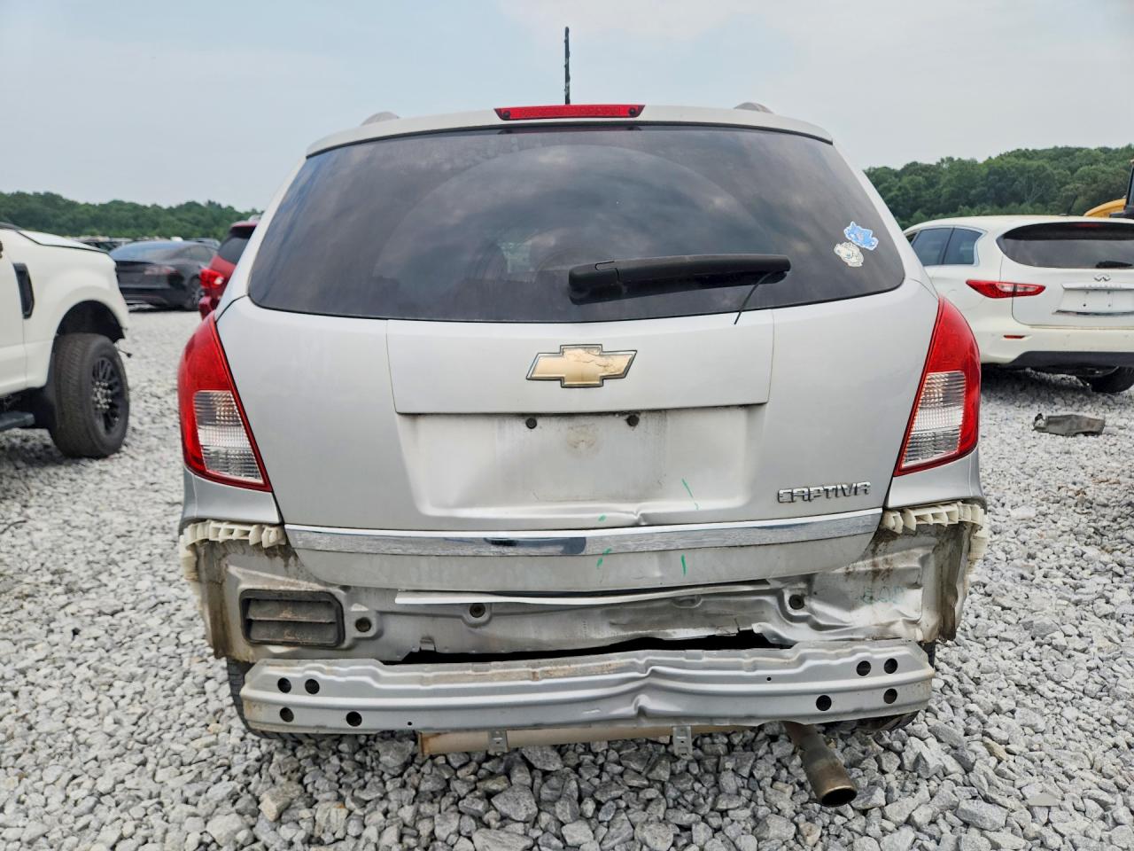 2014 Chevrolet Captiva Ls Silver vin: 3GNAL2EK8ES637159
