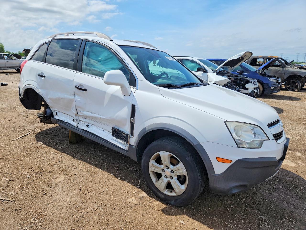 2013 Chevrolet Captiva Ls White vin: 3GNAL2EK9DS545587