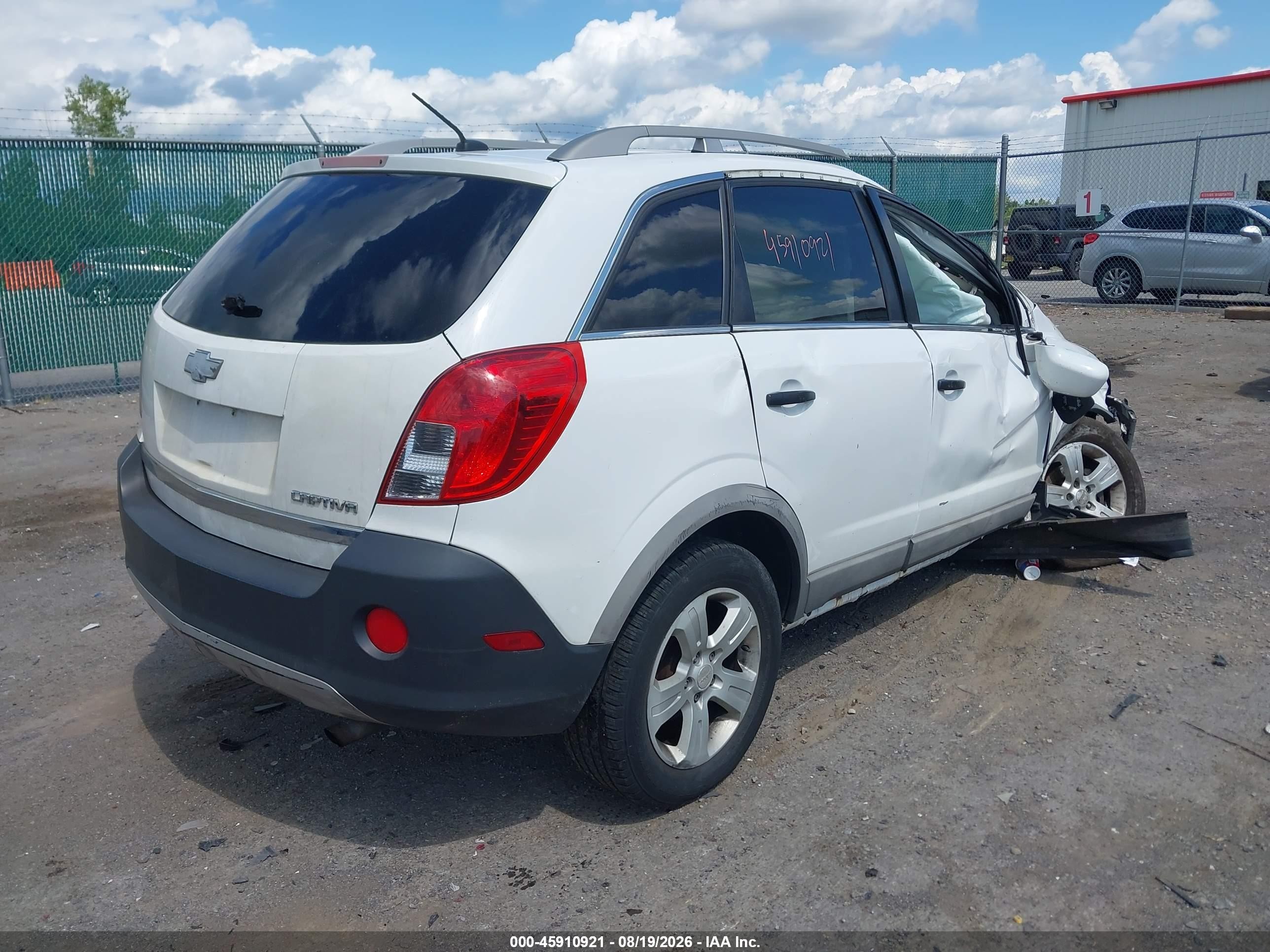 2014 Chevrolet Captiva Sport Fleet Ls White vin: 3GNAL2EK9ES593205