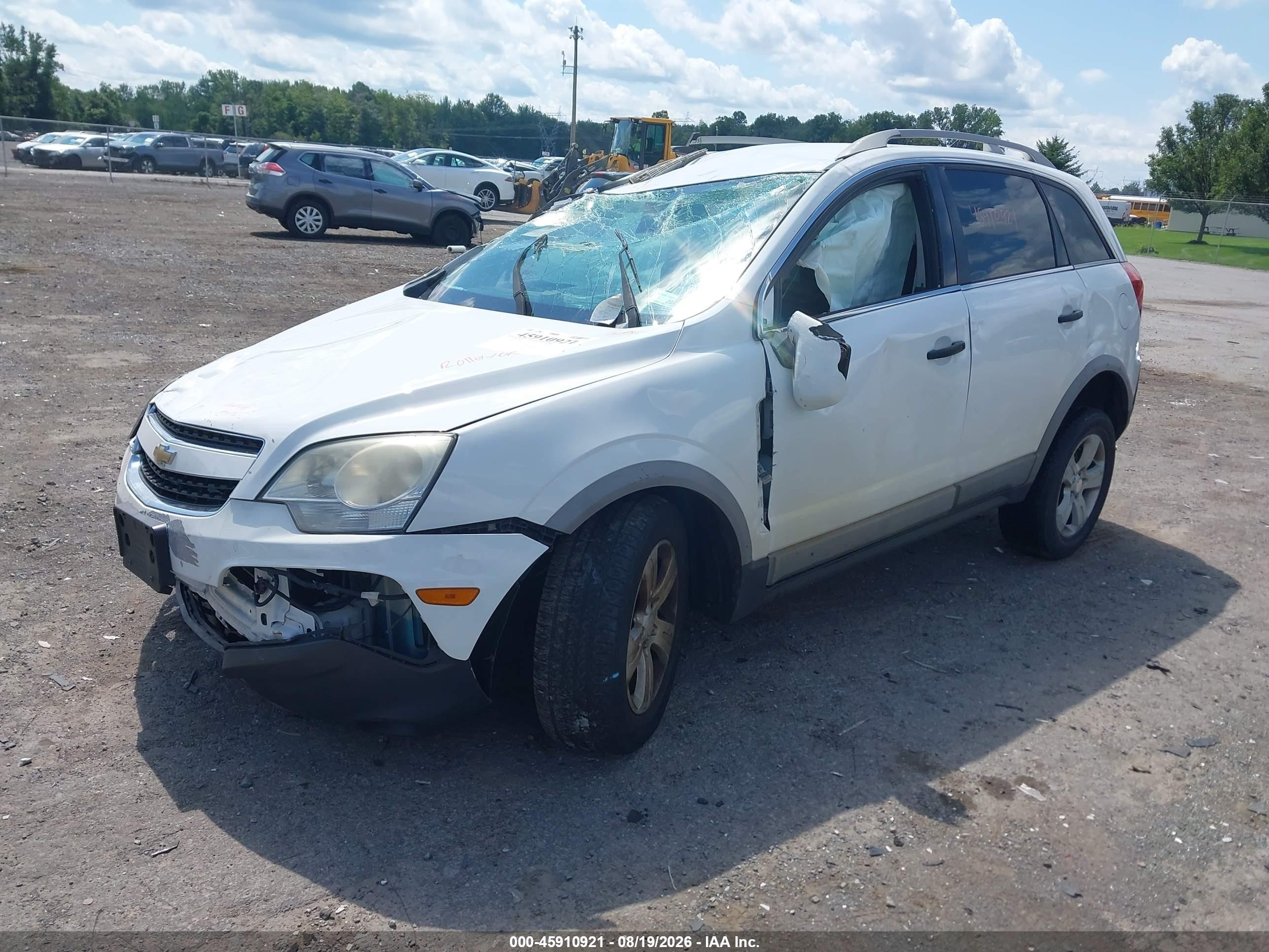 2014 Chevrolet Captiva Sport Fleet Ls White vin: 3GNAL2EK9ES593205