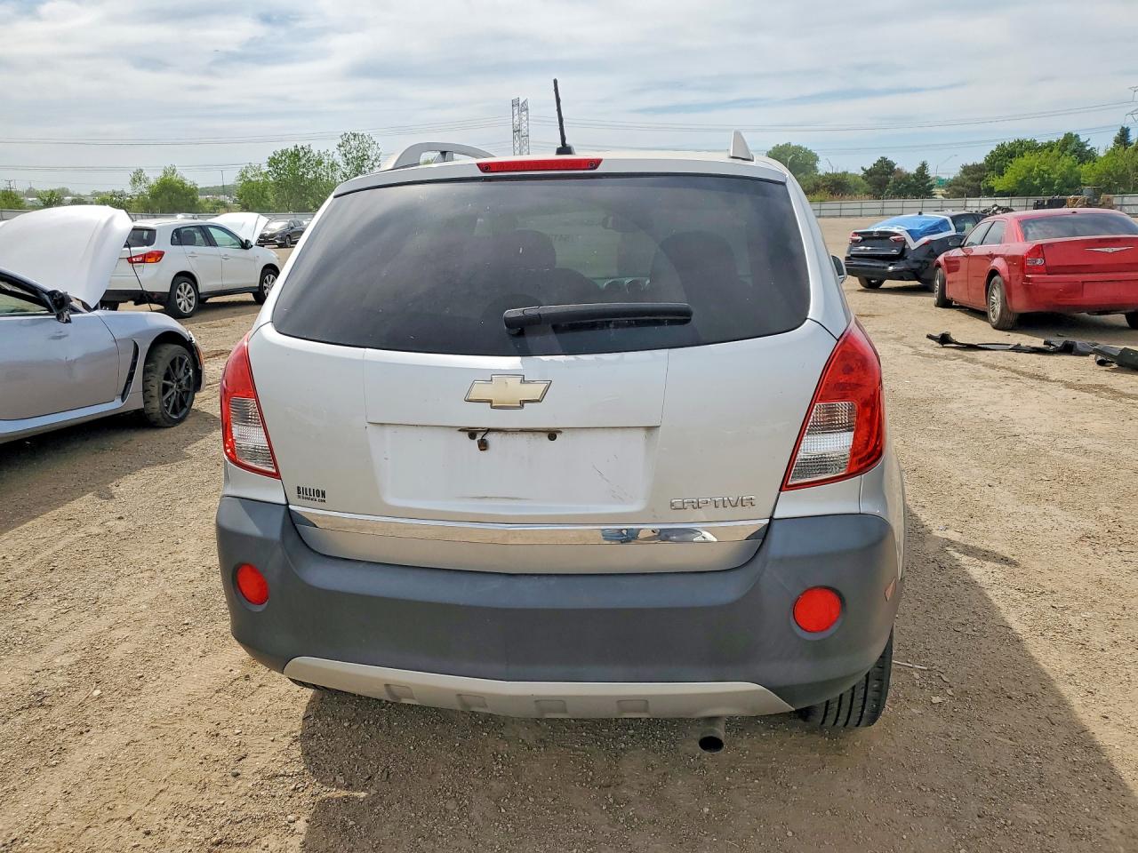 2014 Chevrolet Captiva Ls Silver vin: 3GNAL2EK9ES632648