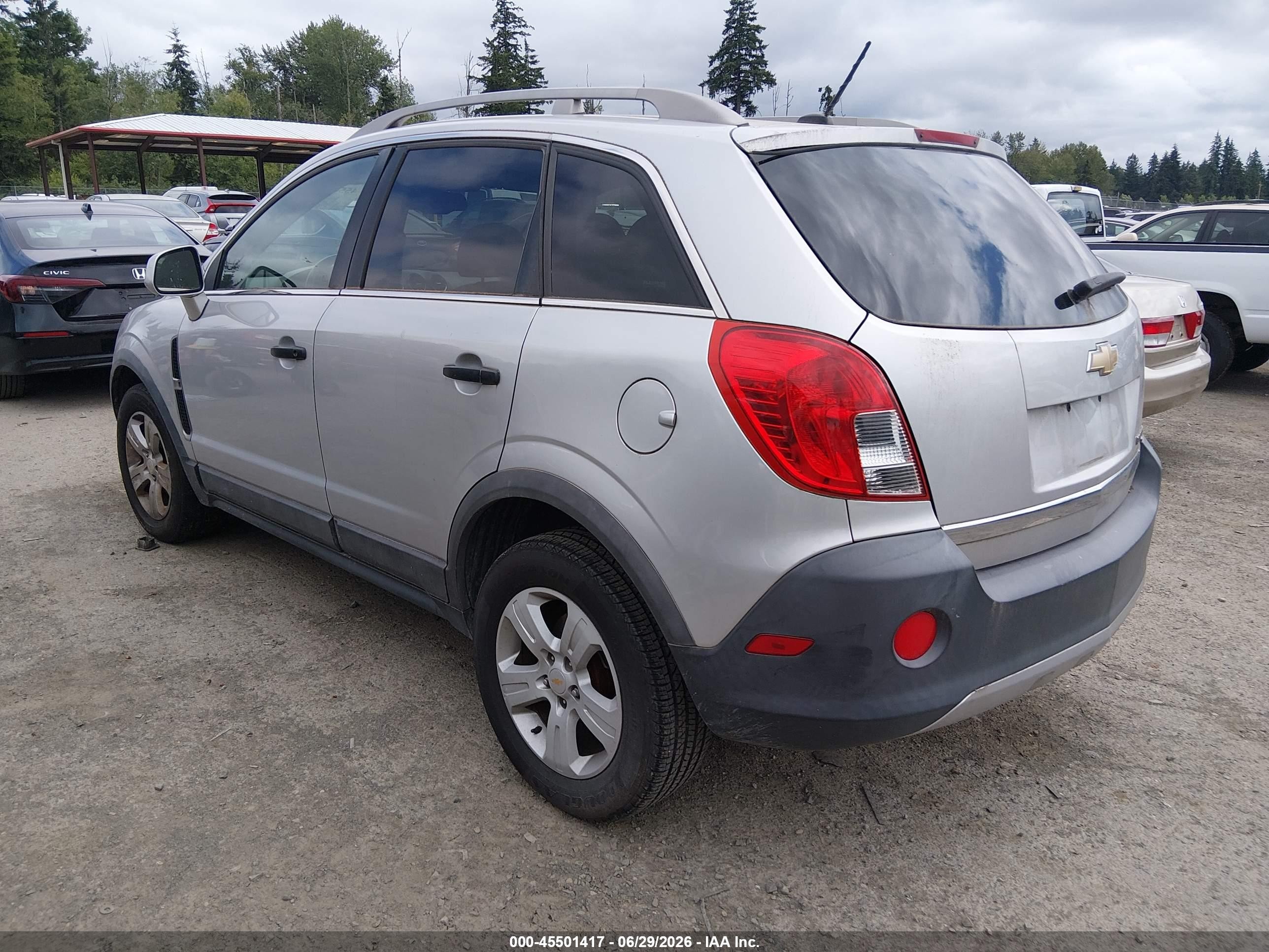 2015 Chevrolet Captiva Sport Fleet Ls Silver vin: 3GNAL2EK9FS502323