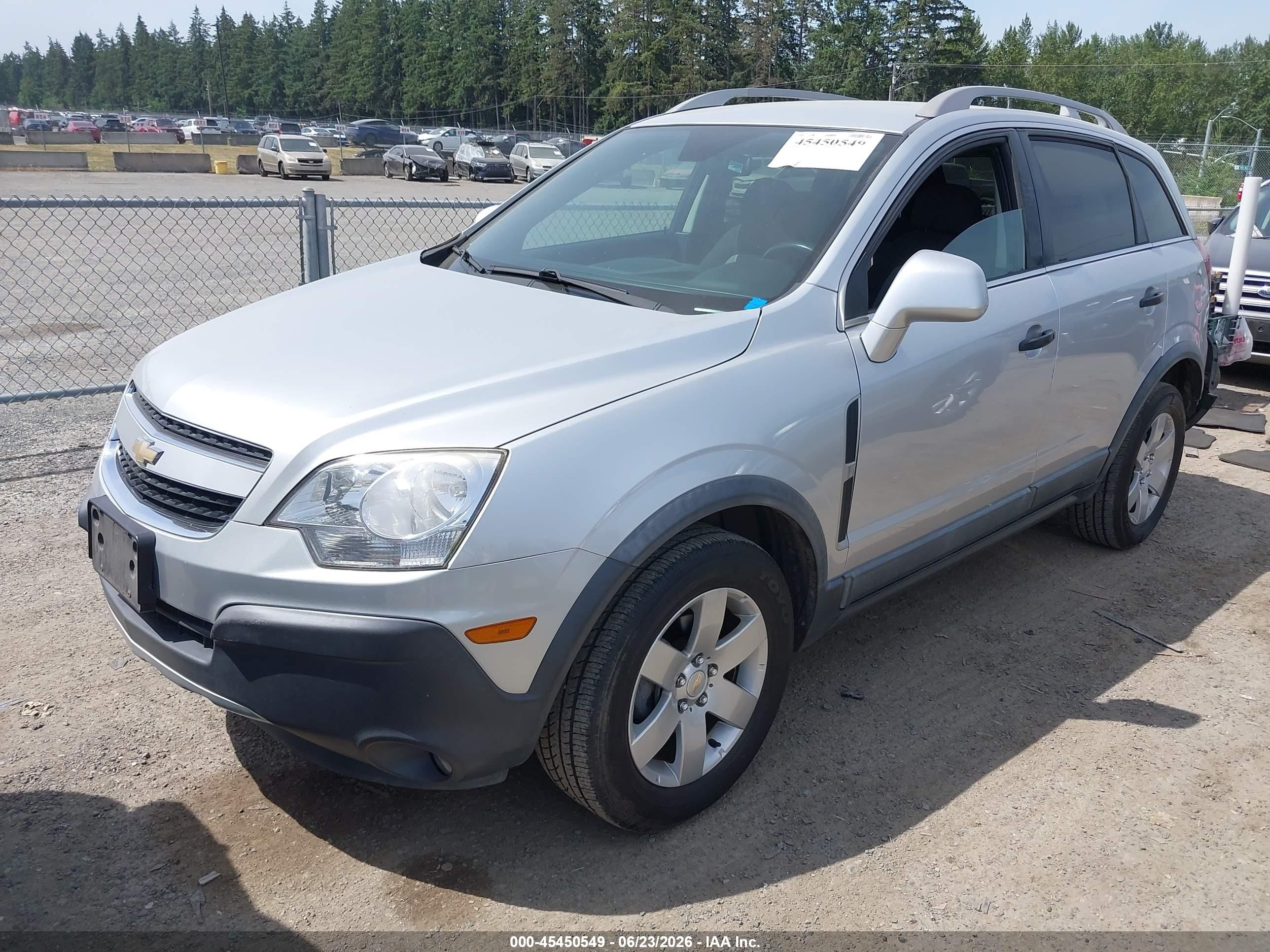 2012 Chevrolet Captiva Sport 2ls Silver vin: 3GNAL2EKXCS580136