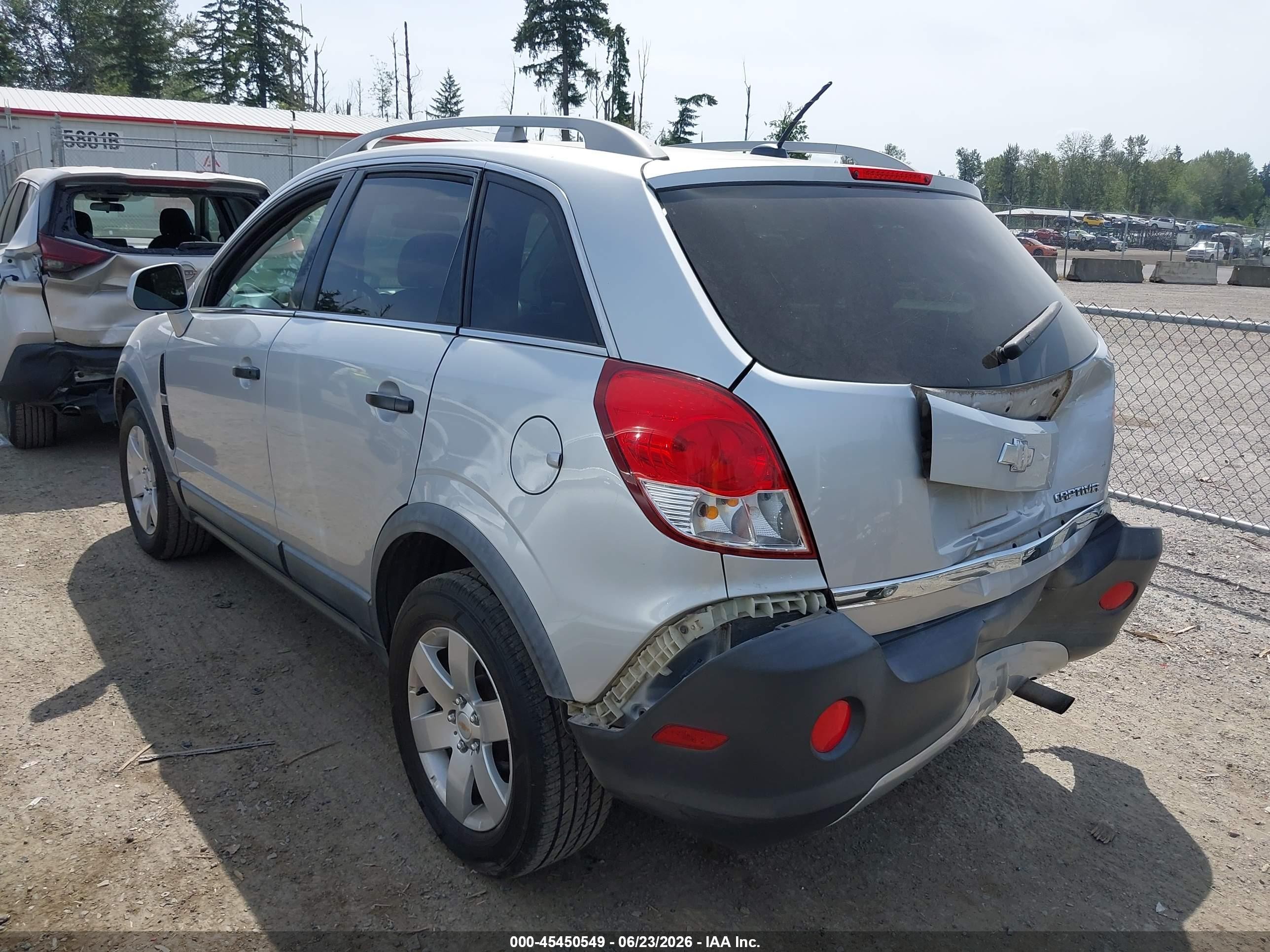 2012 Chevrolet Captiva Sport 2ls Silver vin: 3GNAL2EKXCS580136