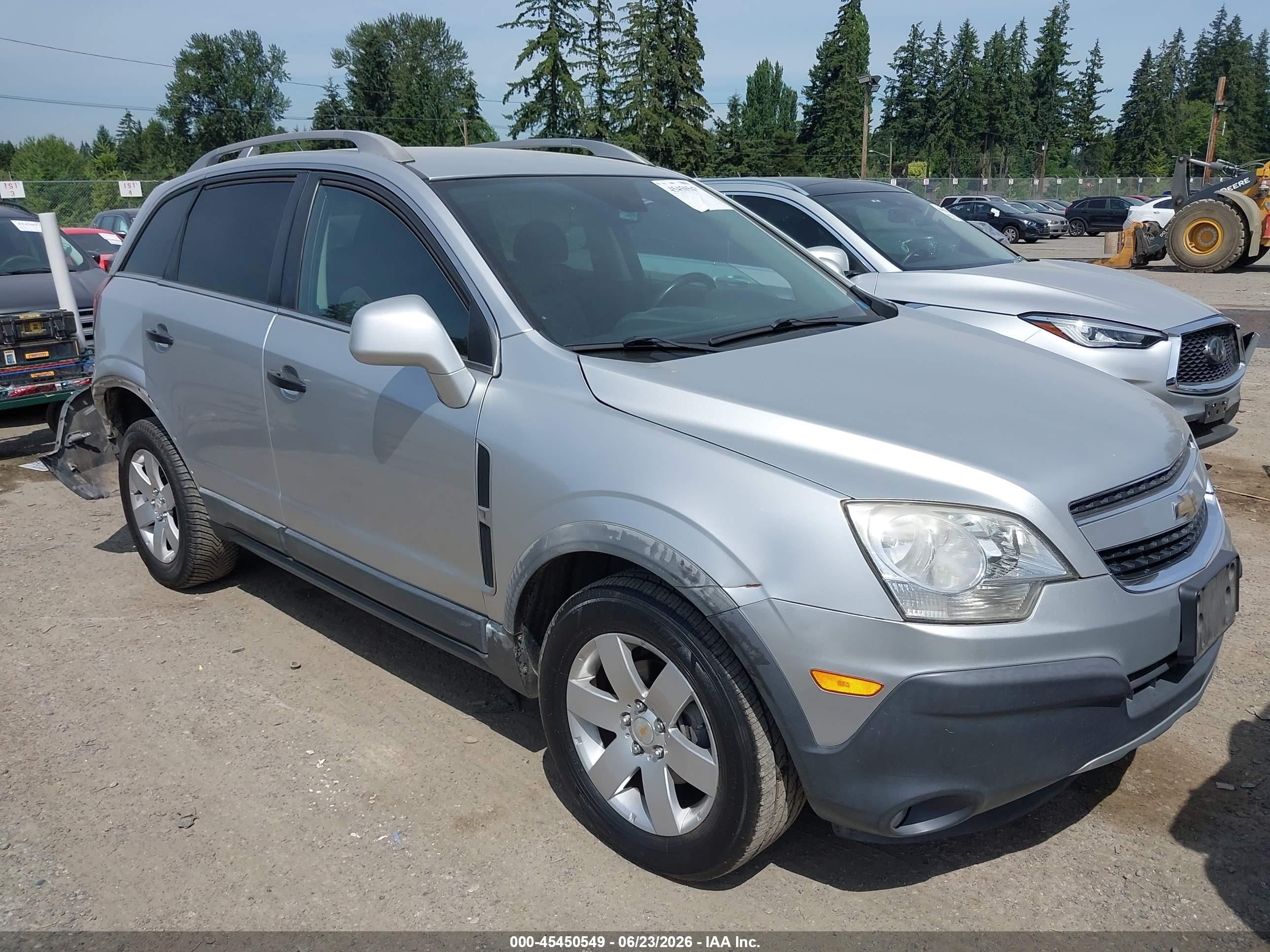 2012 Chevrolet Captiva Sport 2ls Silver vin: 3GNAL2EKXCS580136